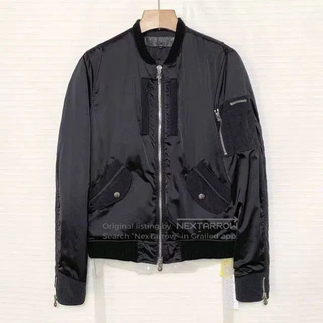 Chrome Hearts Chrome Hearts Black Flight Jacket. Size US M / EU 48-50 / 2 - 1 Thumbnail