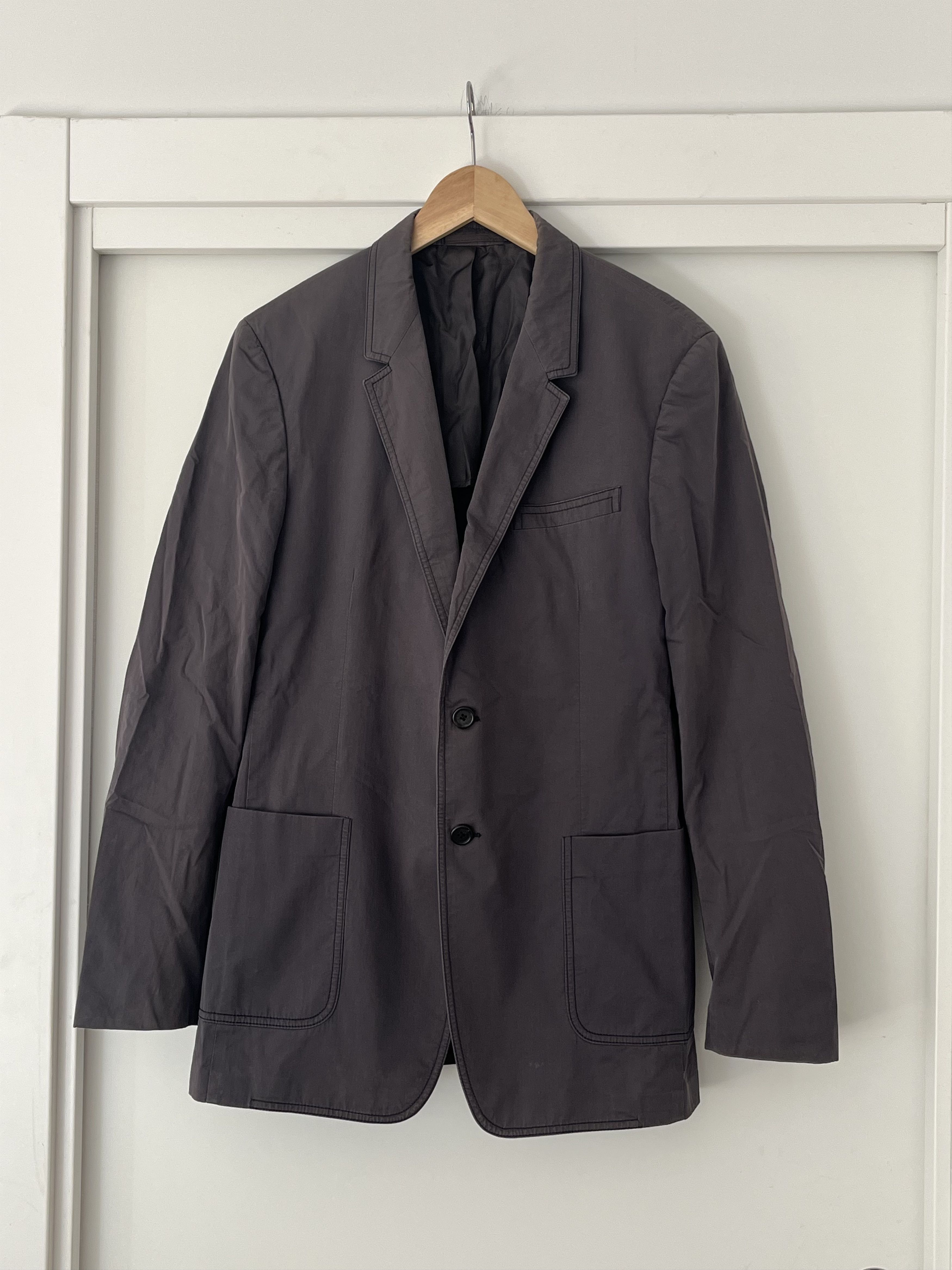 Prada Prada Jacket Blazer Coat Suit Red Tab Nylon Size US L / EU 52-54 / 3 - 1 Thumbnail