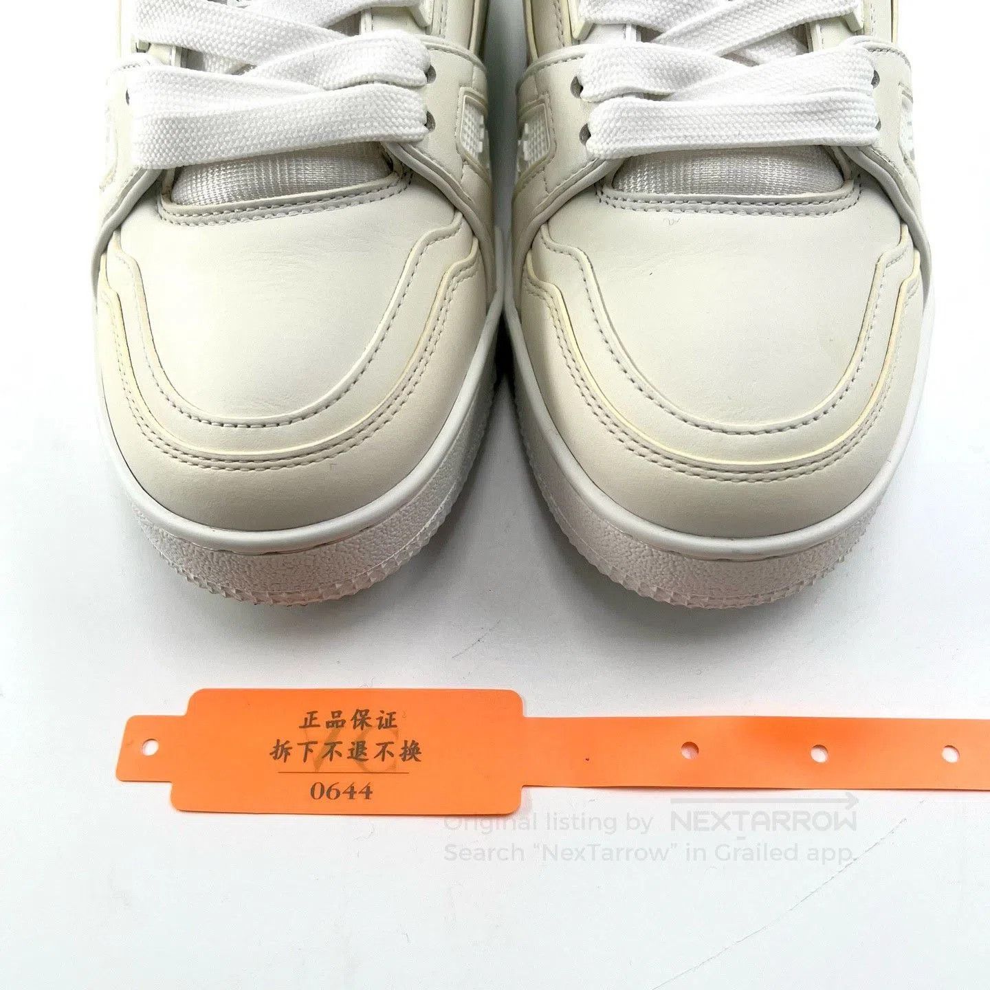 Louis Vuitton Louis Vuitton Trainer White Sneaker. Size US 5.5 / IT 35.5 - 8 Thumbnail
