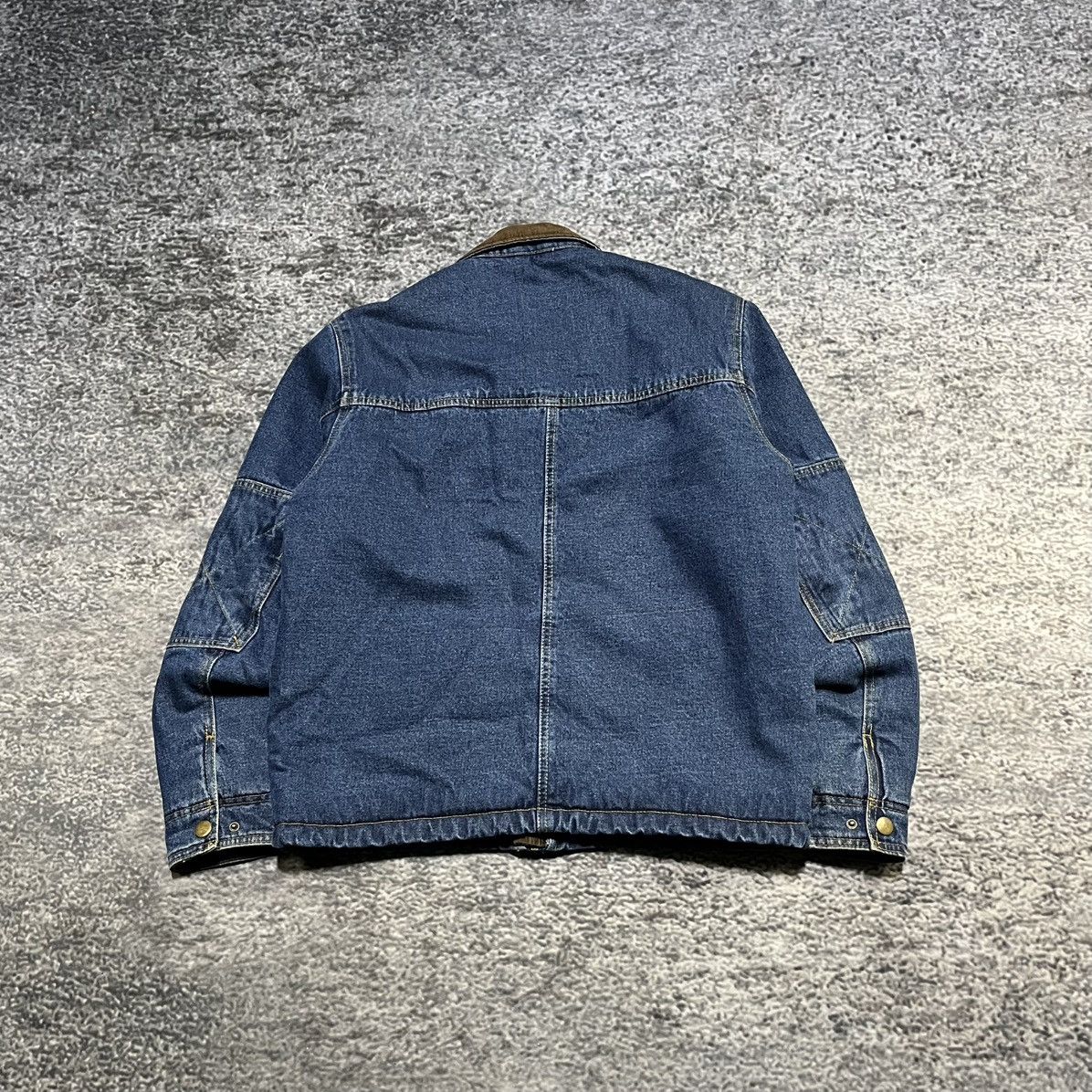 Wrangler VINTAGE WRANGLER SHERPA LINED DENIM TRUCKER JACKET SMALL Size US S / EU 44-46 / 1 - 2 Thumbnail