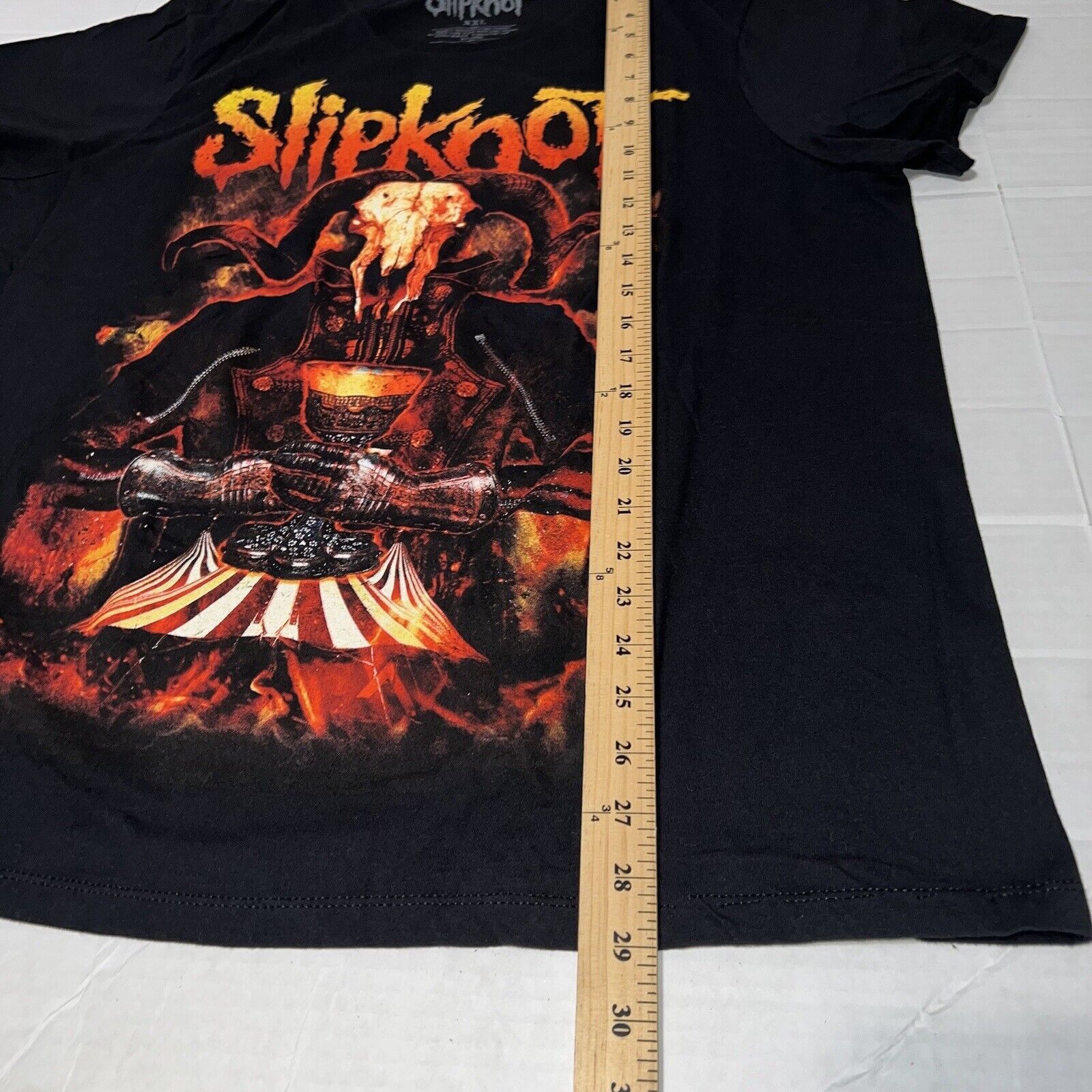 Slipknot Slipknot Goat Logo Black Womens 2XL Fitted Graphic T-Shirt Size XXL / US 16-18 / IT 52-54 - 7 Thumbnail