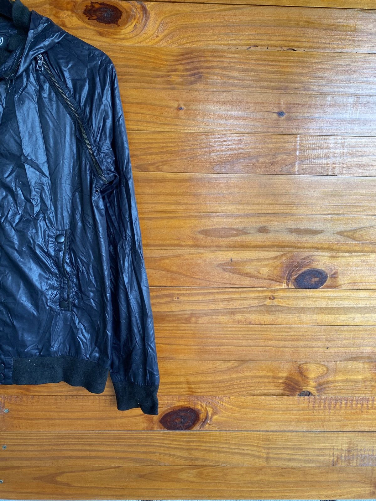 Japanese Brand Reverence Lightweight Hooded Jacket – Black Technical Zip Size US S / EU 44-46 / 1 - 7 Thumbnail