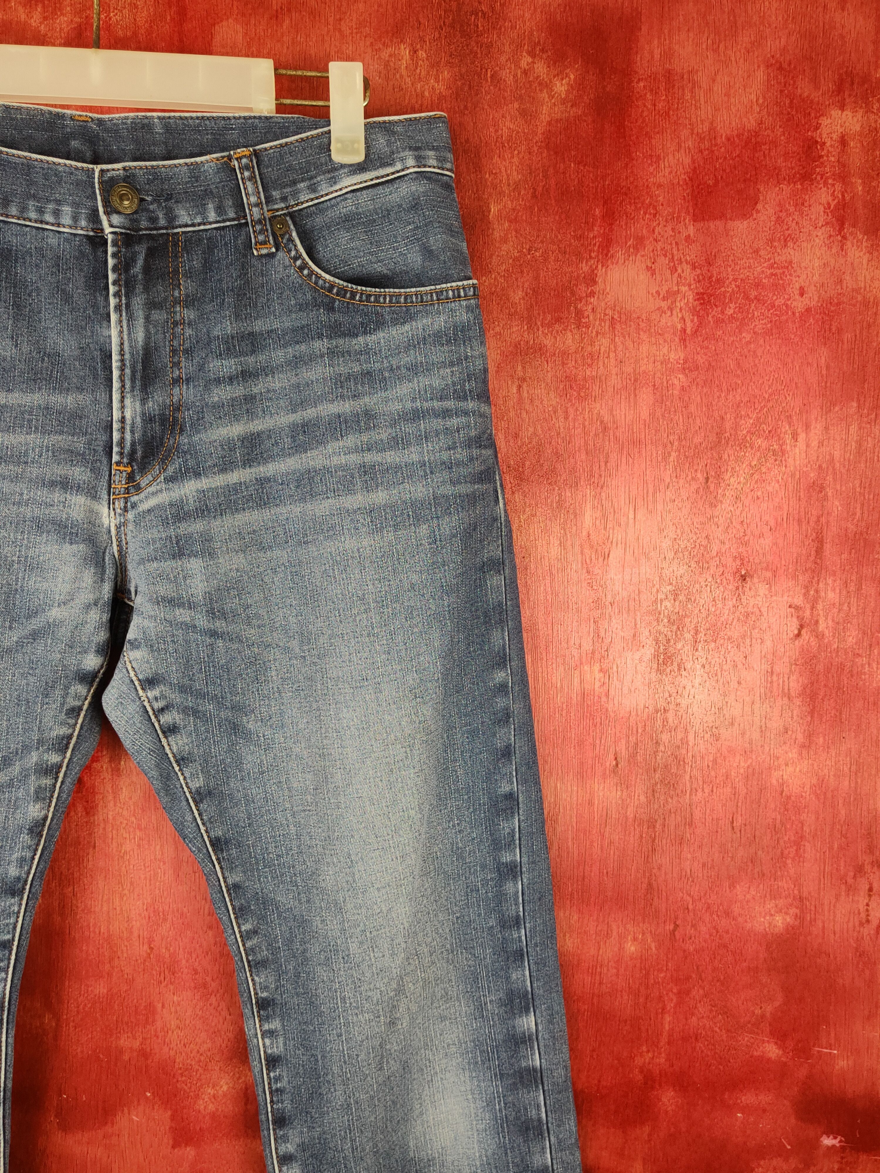 Japanese Brand Uniqlo Blue japan faded jeans Denim Pants #S1372 Size US 32 / EU 48 - 5 Thumbnail