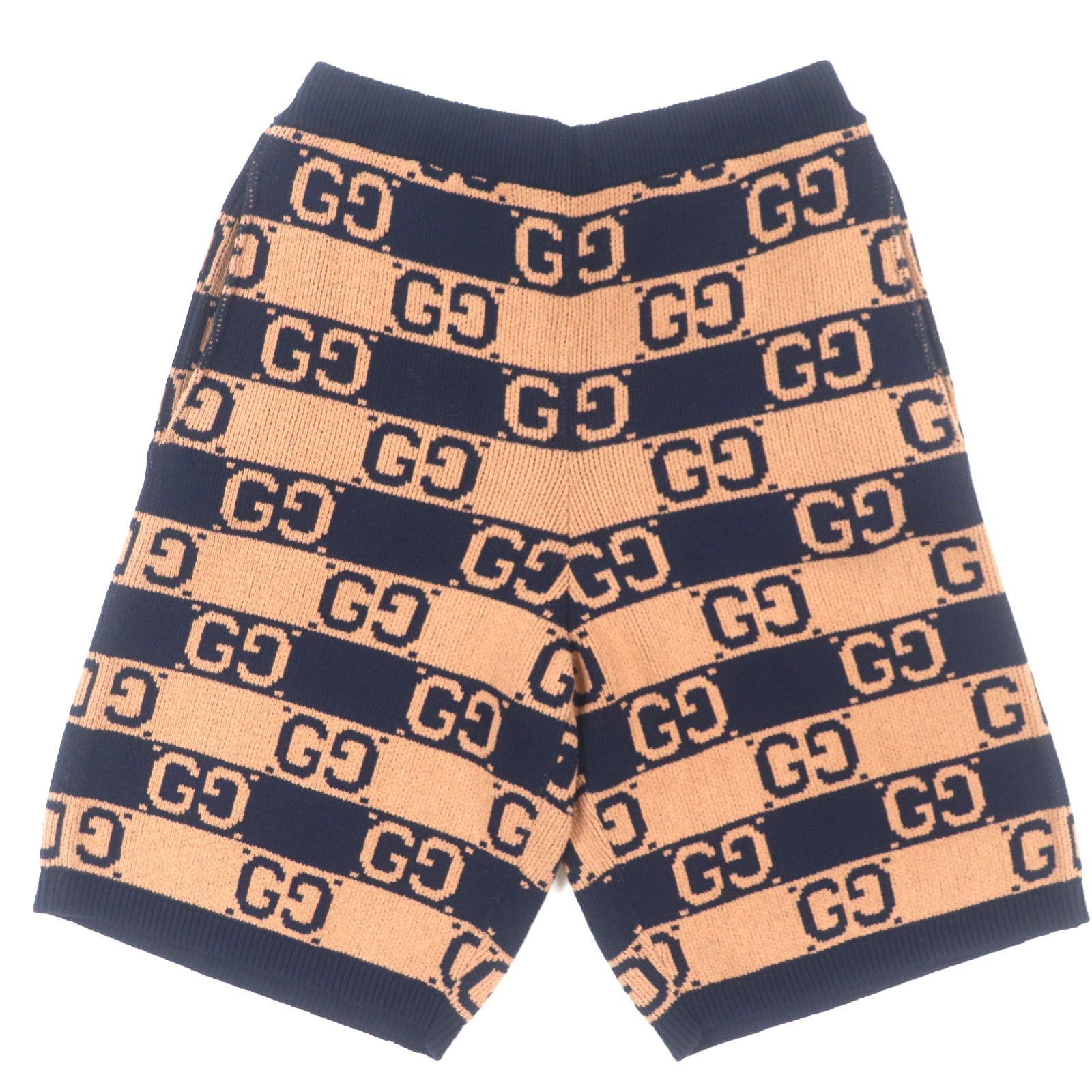 Gucci Gucci Gucci GG cotton jacquard knit shorts Cotton Shorts 752098 DUTY FREE for USA Size ONE SIZE - 1 Thumbnail