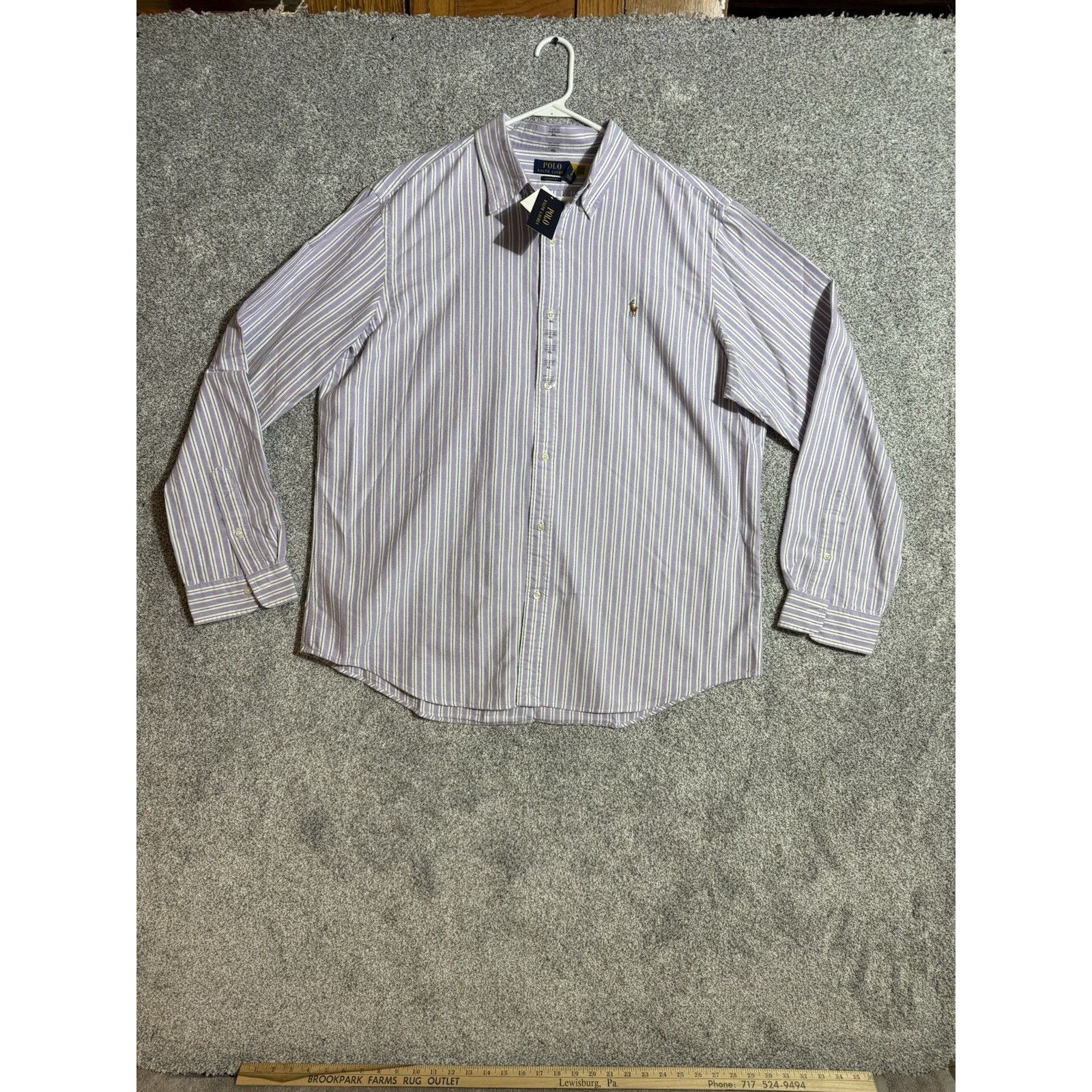 Polo Ralph Lauren Polo Ralph Lauren Button Down Shirt Mens XXL Classic Striped Size US XXL / EU 58 / 5 - 1 Thumbnail