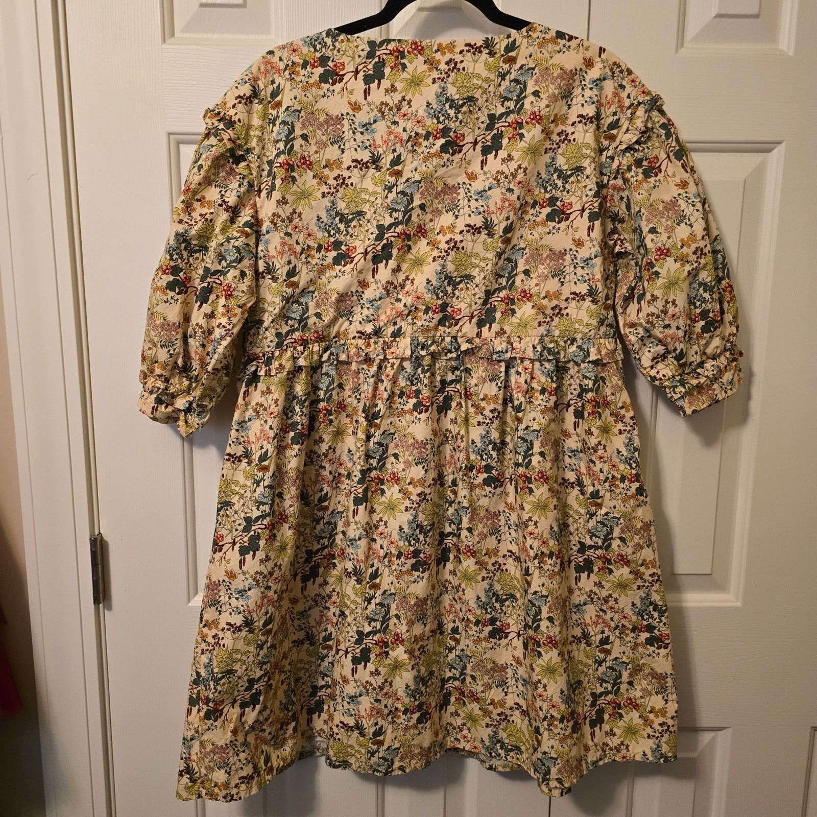 Anthropologie × Free People NWT Meadows Daphne Babydoll Dress $242 SIZE 4 (8/10) Cottage Size M / US 6-8 / IT 42-44 - 11 Thumbnail