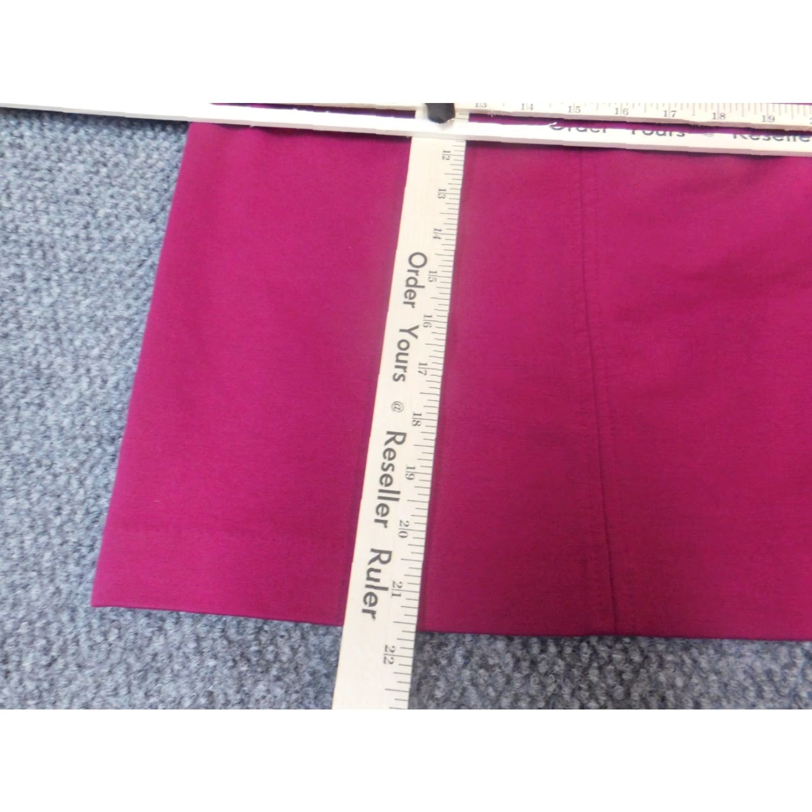 Vintage New York and Company Skirt Womens 6 Pink Zip Knee Length A-Line Solid 100% Polyester Zip Women's Casual Vintage No Size 28" / US 6 / IT 42 - 5 Thumbnail