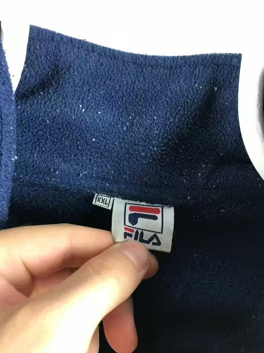 Fila Vintage Fila fleece half zip embroidered logo size XXLARGE Size US XL / EU 56 / 4 - 3 Thumbnail