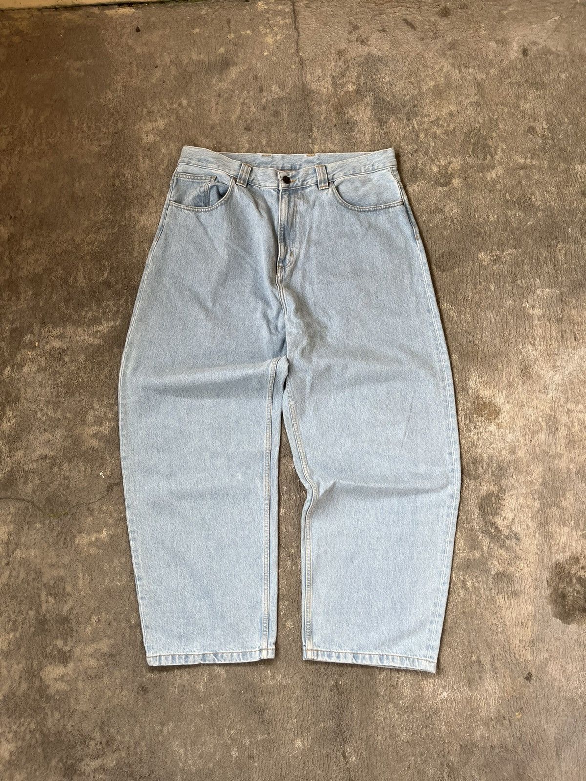Carhartt Carhartt WIP Brandon Pants - Blue Stone Bleached Size US 35 - 3 Thumbnail