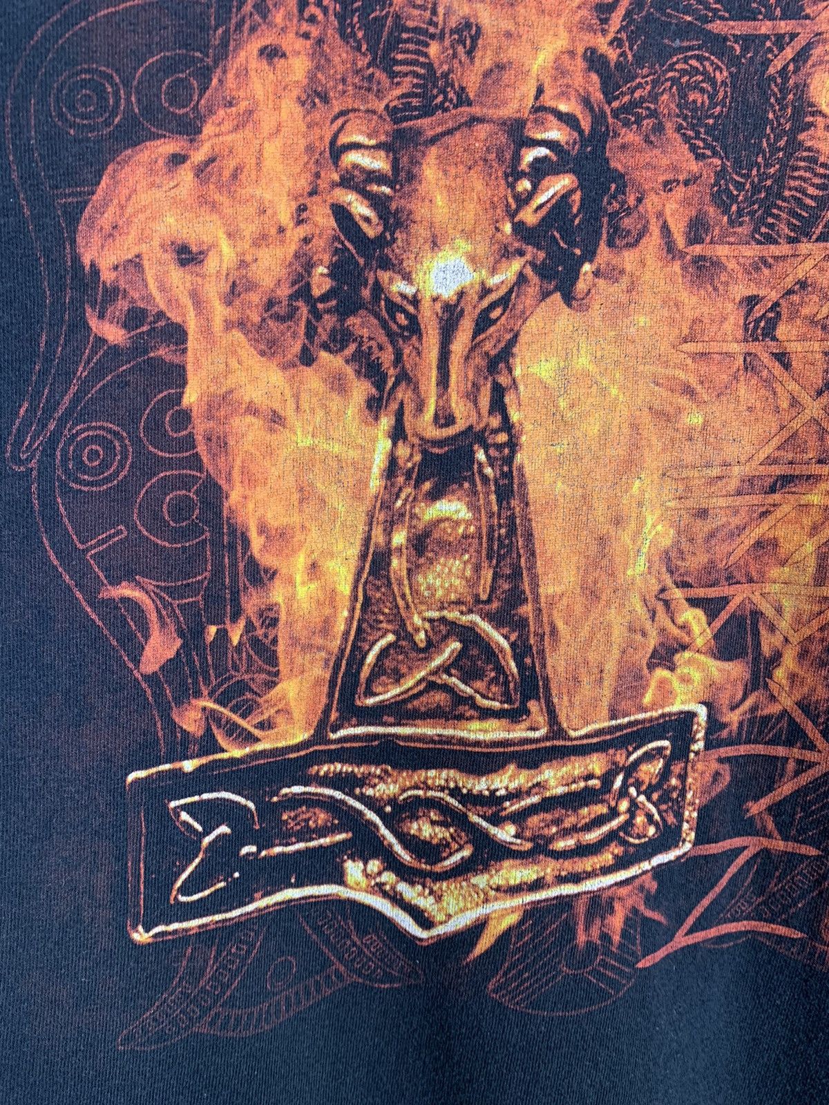 Band Tees 2009 Amon Amarth Metal Band Faded T-Shirt Size US L / EU 52-54 / 3 - 15 Thumbnail