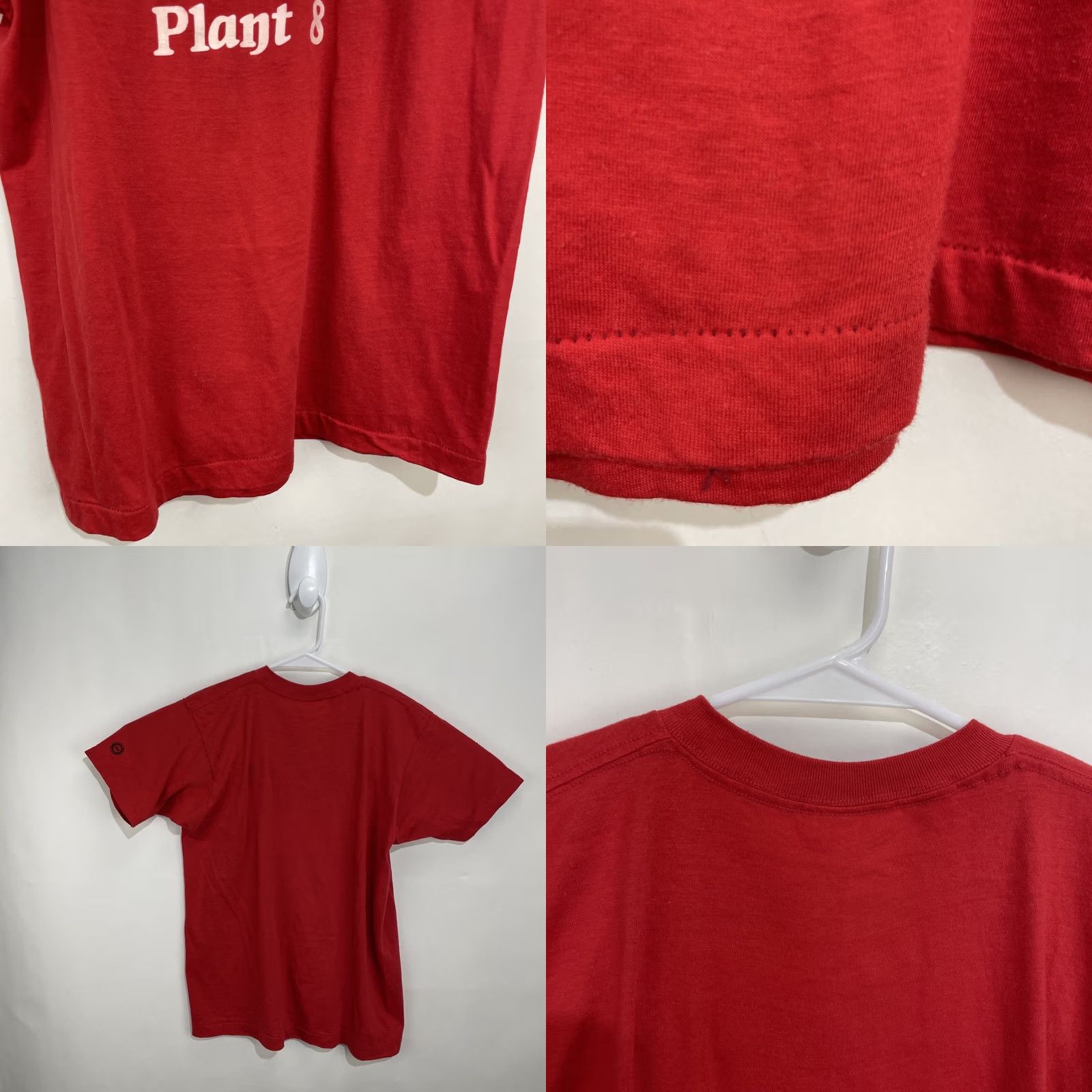 Vintage VINTAGE GM General Motors T Shirt Back In Plant 8 Red Large Single Stitch USA Shirt Men 1990s 90s Cars USA Brand Screen Stars Size US L / EU 52-54 / 3 - 8 Thumbnail