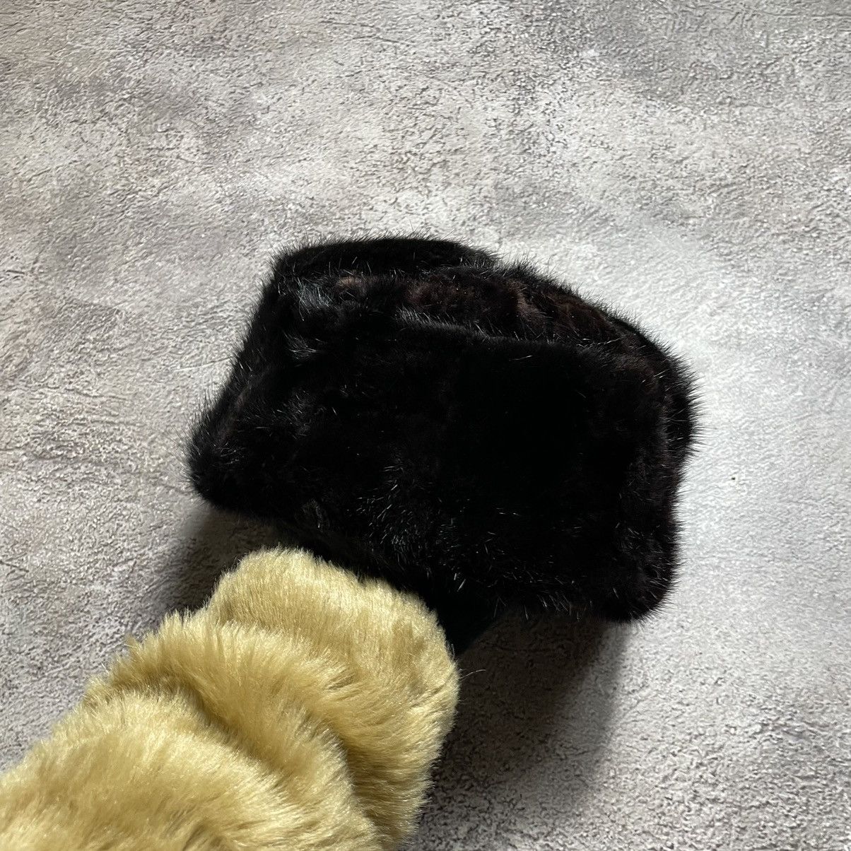 If Six Was Nine Vintage 90s Alt Beanie Mohair Ushanka Faux American VTg Size ONE SIZE - 5 Thumbnail