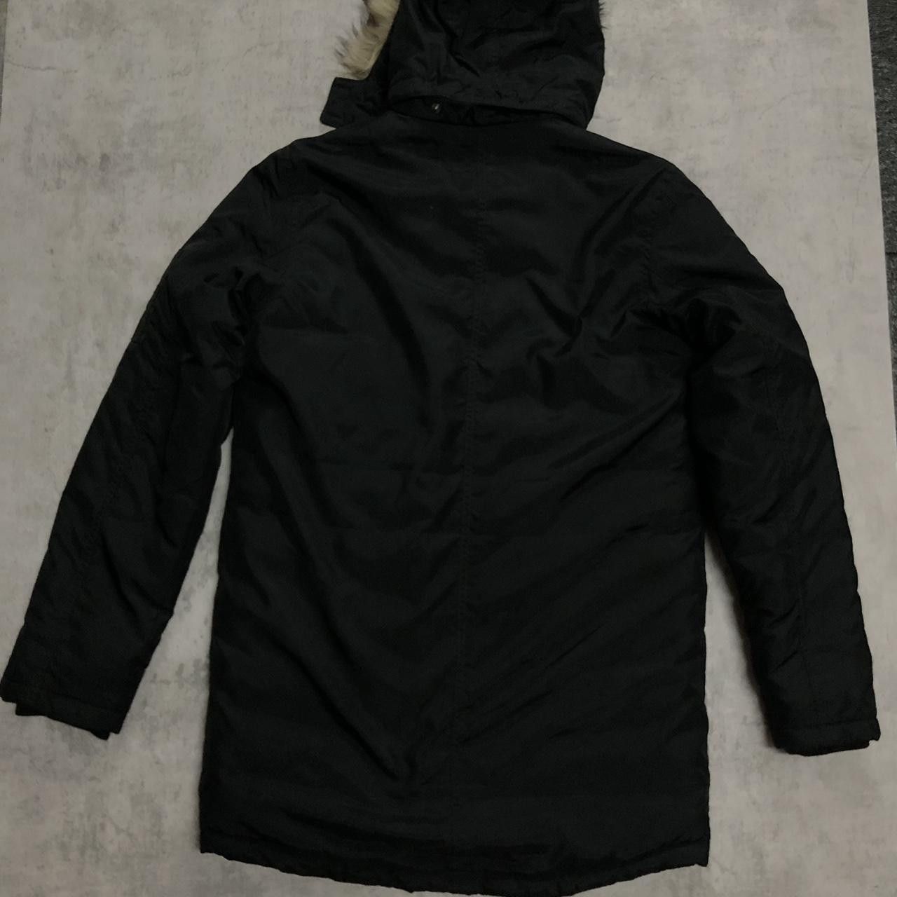 Other Black streetwear parka with fur hood #wintercoats Size US M / EU 48-50 / 2 - 5 Thumbnail