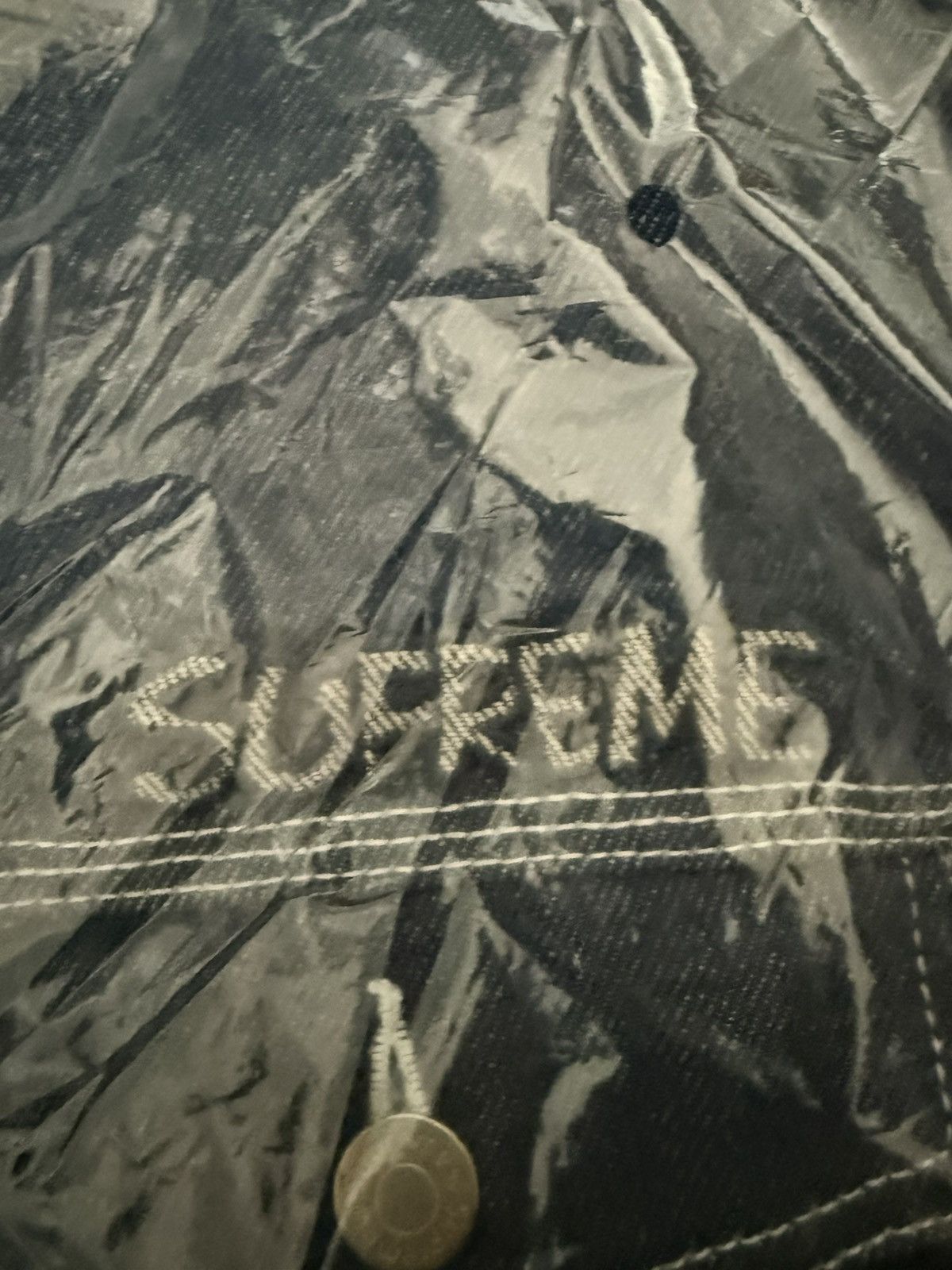 Supreme Supreme Smurfs Blue Denim Jacket Size US M / EU 48-50 / 2 - 5 Thumbnail
