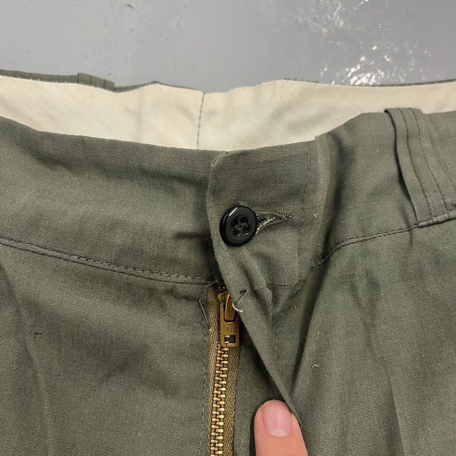 Sears Vintage 60s Sears Green Sanforized Workwear Chinos 36x28 Size US 36 / EU 52 - 2 Thumbnail