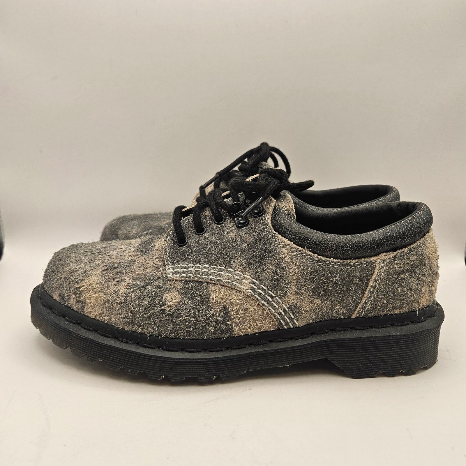 Dr. Martens DR MARTENS WOMEN'S 7 STONEWASHED GREY 8053 NWOB SUEDE OXFORD Size US 7 / IT 37 - 2 Thumbnail