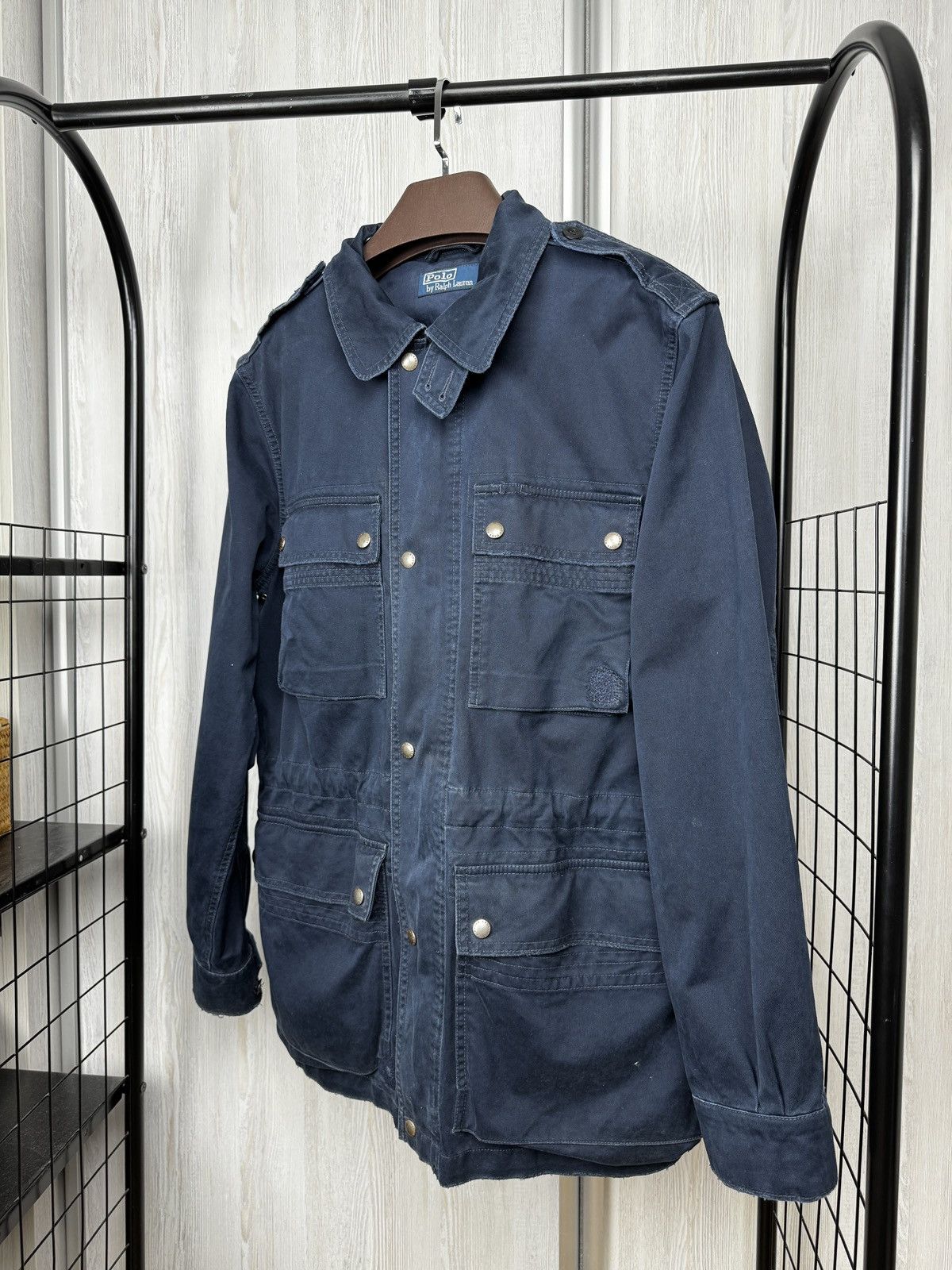 Polo Ralph Lauren Polo Ralph Lauren Military M-65 Navy Blue Utility Jacket Size US M / EU 48-50 / 2 - 7 Thumbnail