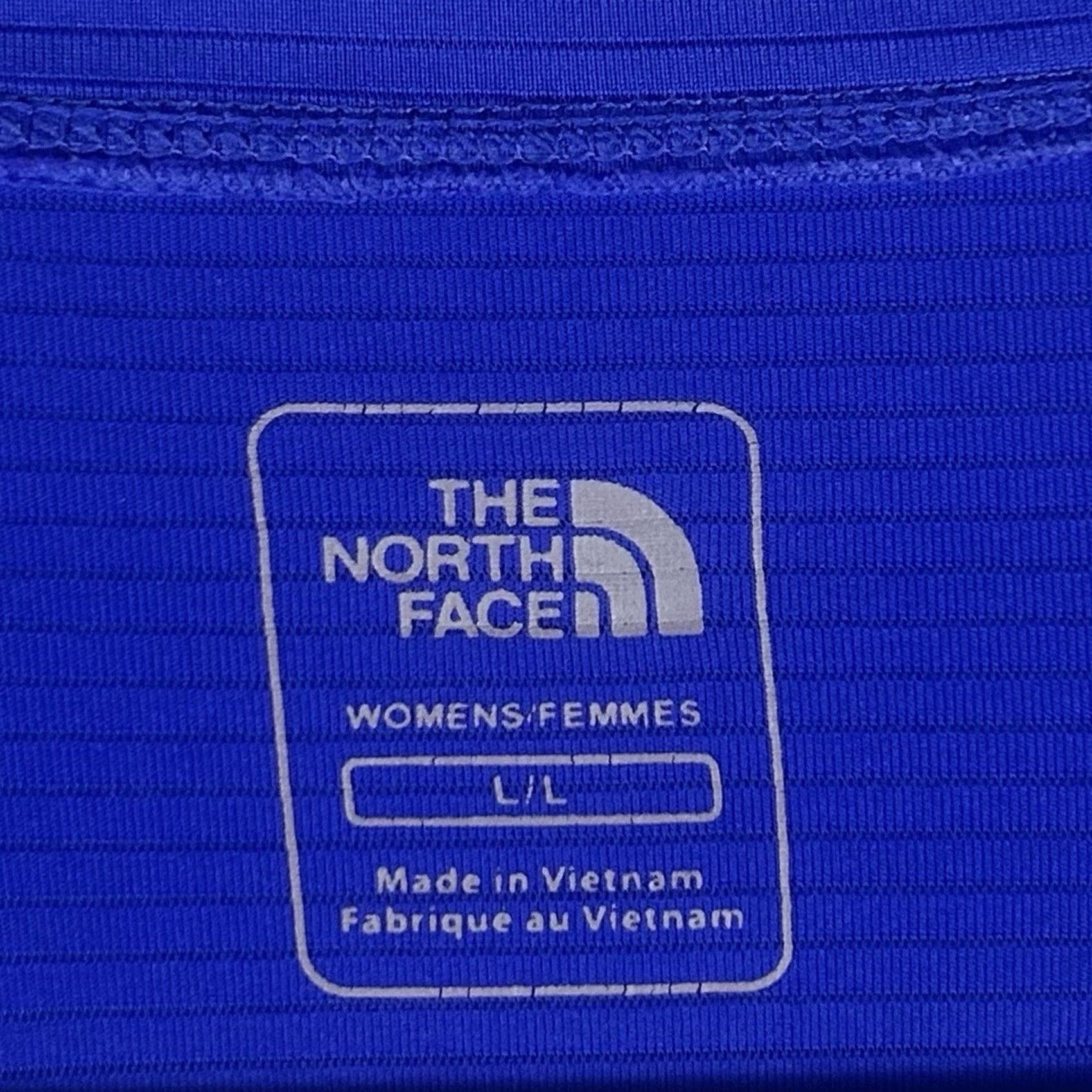 The North Face VINTAGE The North Face Vapor Wick Running Jacket Womens Small Full Zip Up Blue Stretch Size S / US 4 / IT 40 - 5 Thumbnail