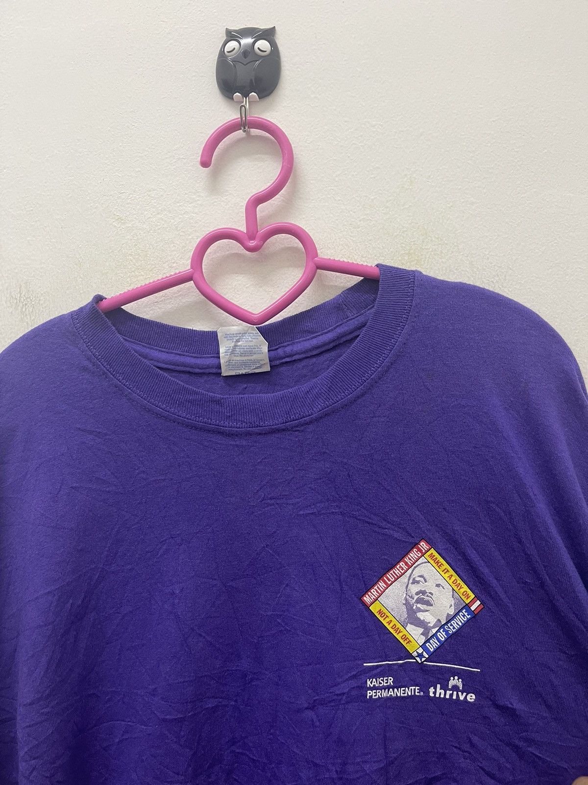 Band Tees Vintage MARTIN LUTHER KING JR X Thrive Kaiser Permanente Size US L / EU 52-54 / 3 - 4 Thumbnail
