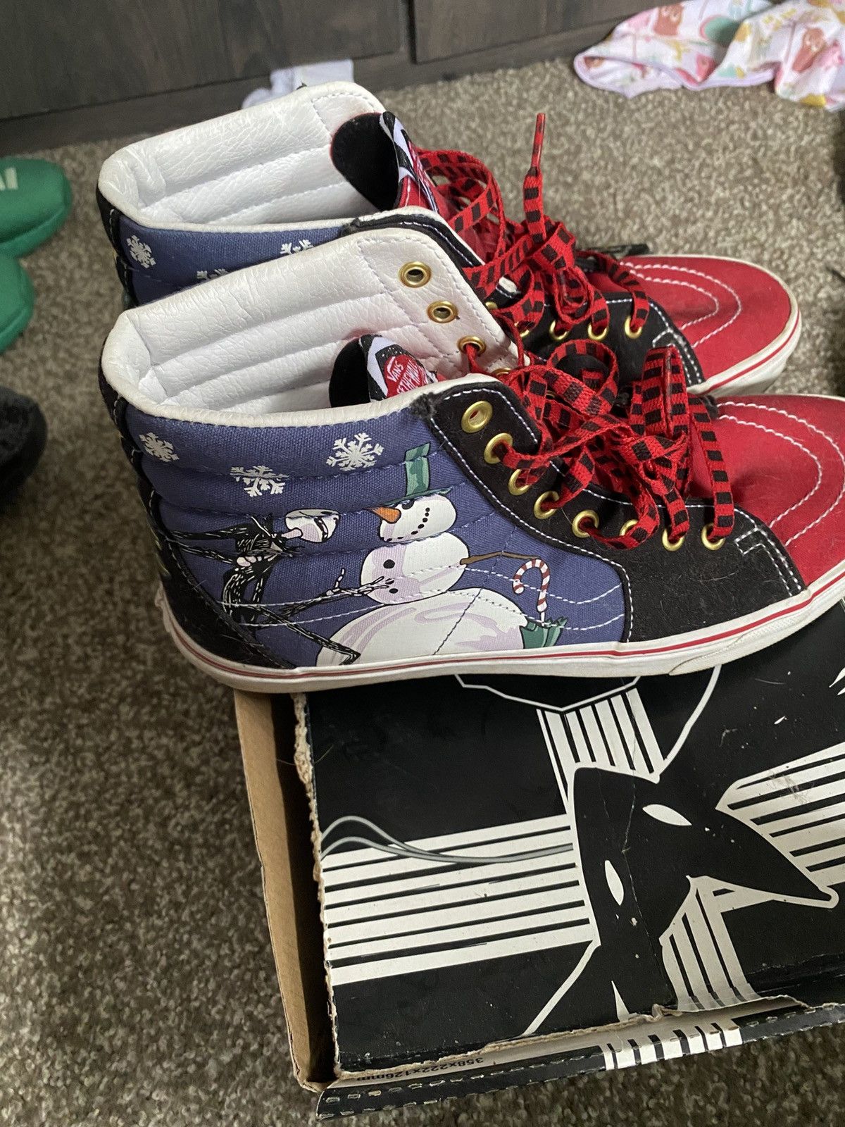 Vans Vans Nightmare Before Christmas Sk8-Hi Size US 10.5 / EU 43-44 - 3 Thumbnail