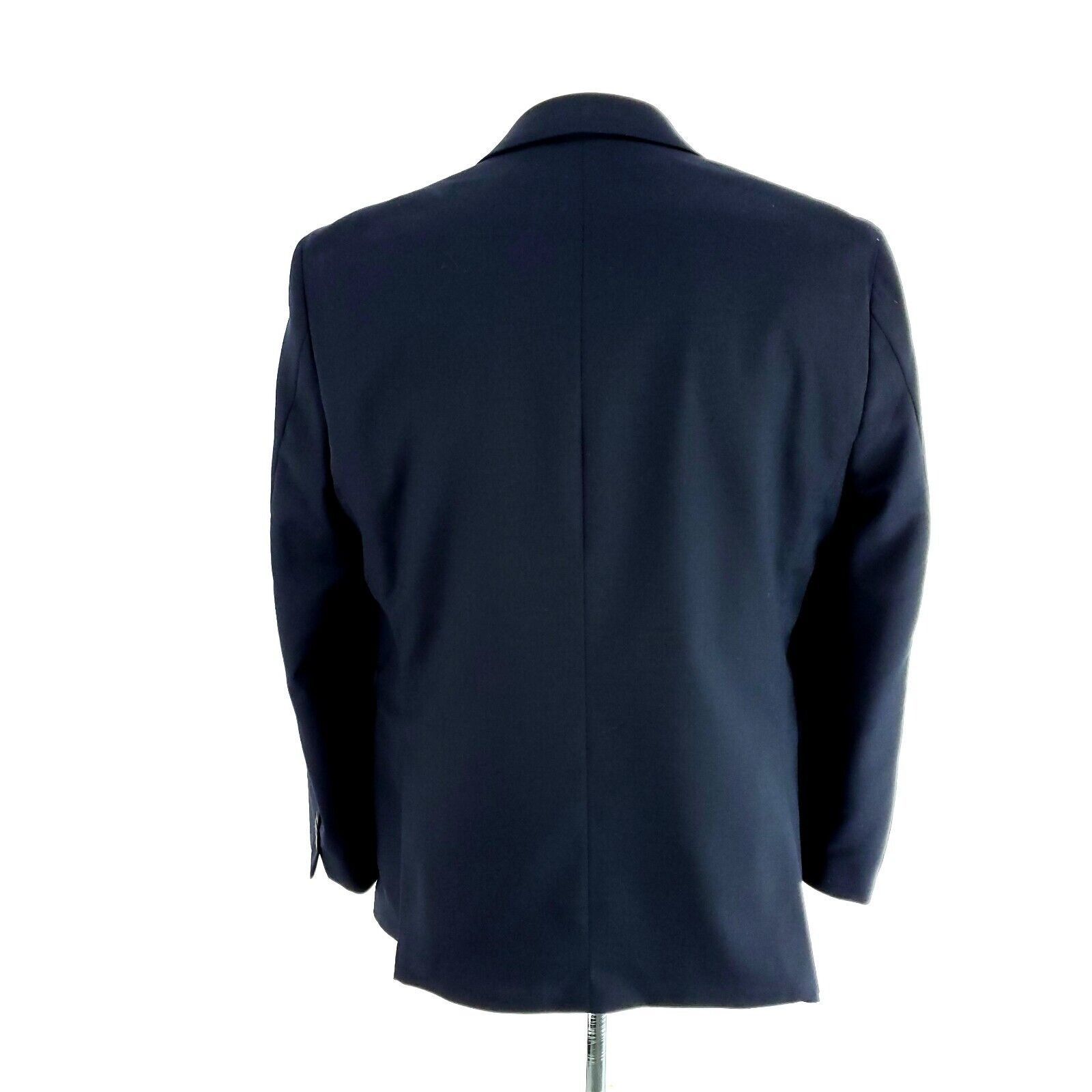 Tommy Hilfiger Tommy Hilfiger Wool Polyester 2 Gold Button Blazer 40S Blue Size 40S - 6 Thumbnail