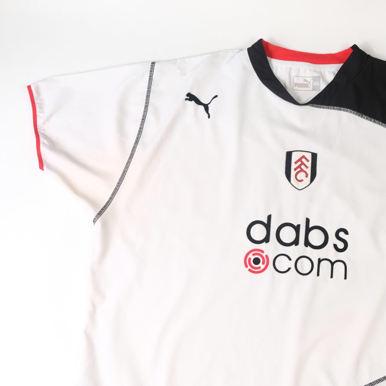 Puma 2003/04 Fulham Home Football Shirt Puma Cole (XXXL) Size US XXL / EU 58 / 5 - 3 Thumbnail