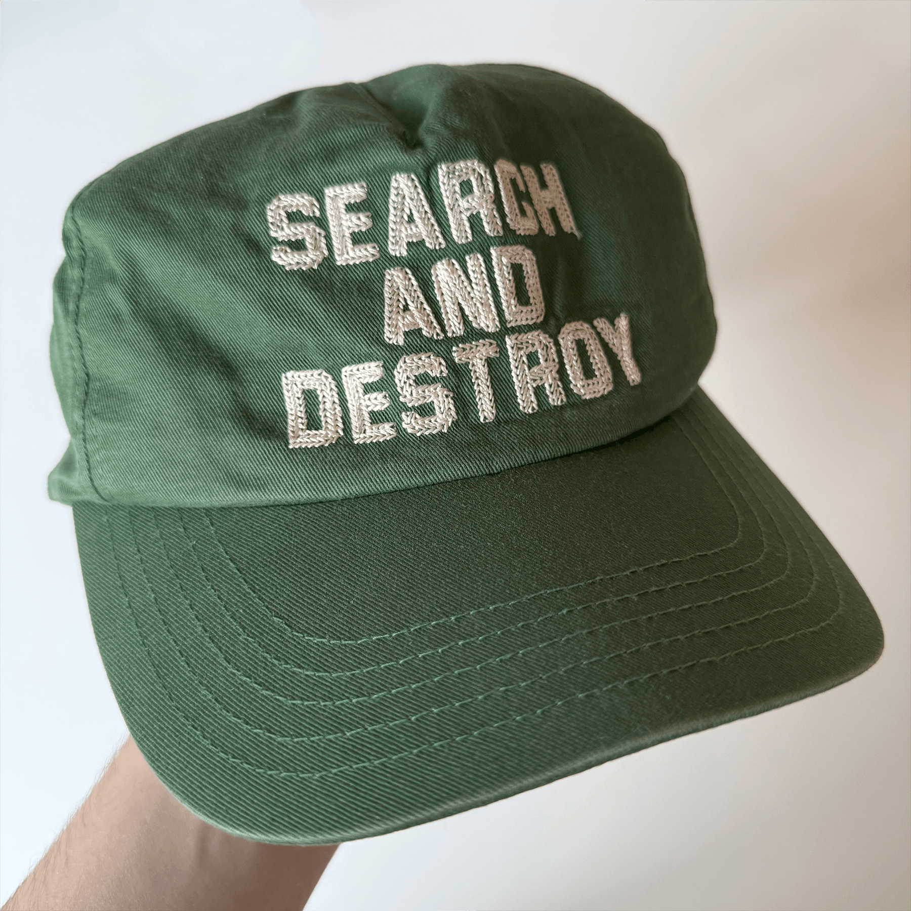 Hysteric Glamour 2000s HYSTERIC GLAMOUR SEARCH AND DESTROY HAT Size ONE SIZE - 2 Thumbnail