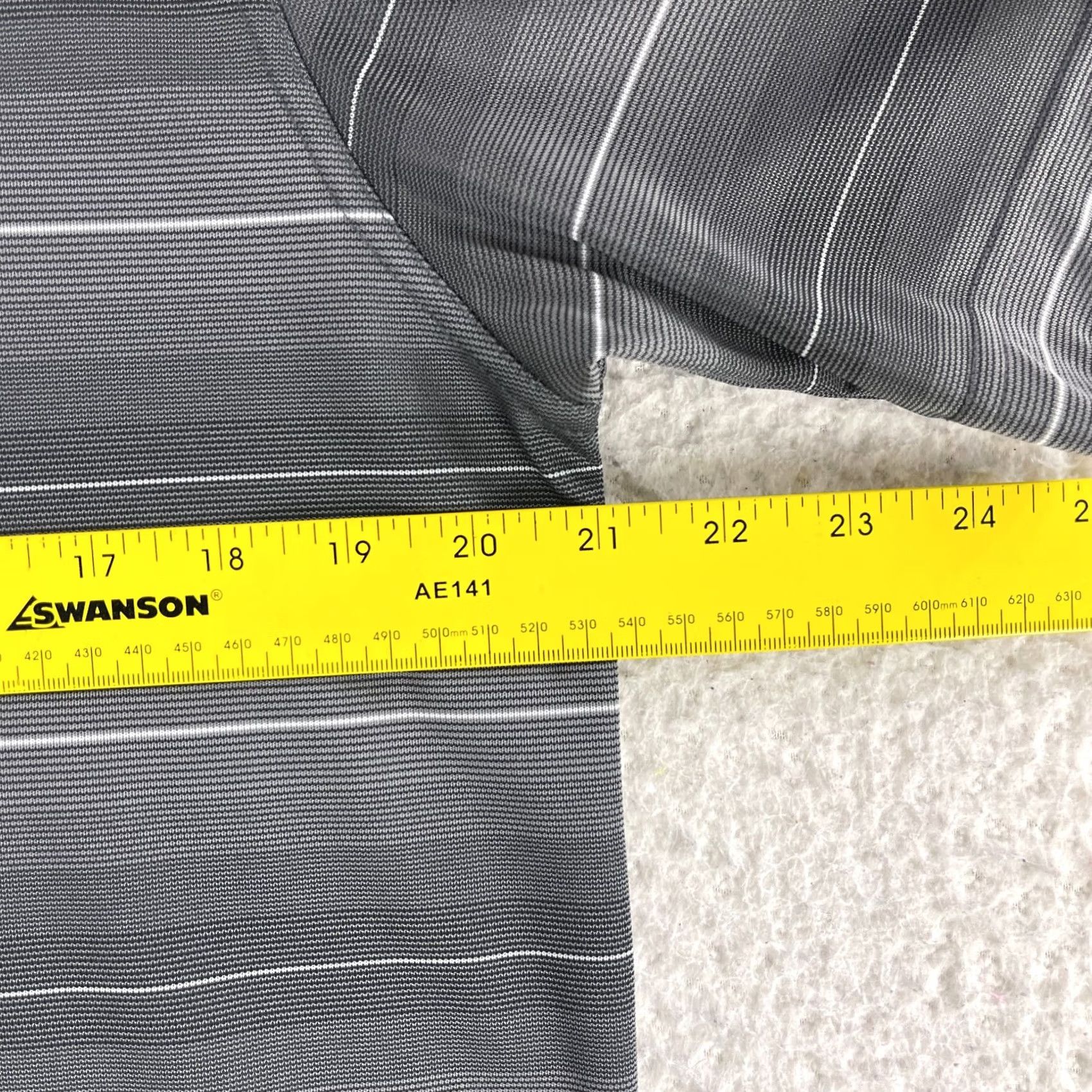 Cutter & Buck Cutter & Buck Polo Shirt Mens Large Gray Black Stripe DryTec Golf Short Sleeve Stretch Regular Size L Size US L / EU 52-54 / 3 - 6 Thumbnail