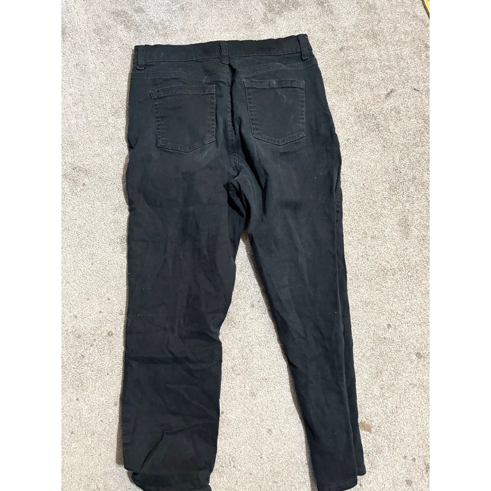Gloria Vanderbilt Gloria Vanderbilt Amanda Jeans Women’s Black Denim Straight Leg Size 12 Size 34" / US 12 / IT 48 - 3 Thumbnail