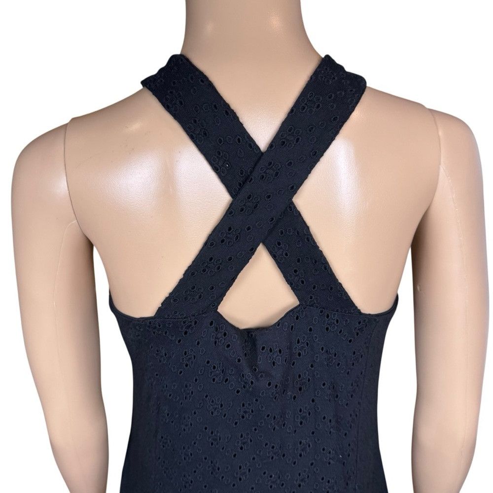 Ralph Lauren NWT New $165 Ralph Lauren Eyelet Criss Cross Cotton Black D Size L / US 10 / IT 46 - 3 Thumbnail