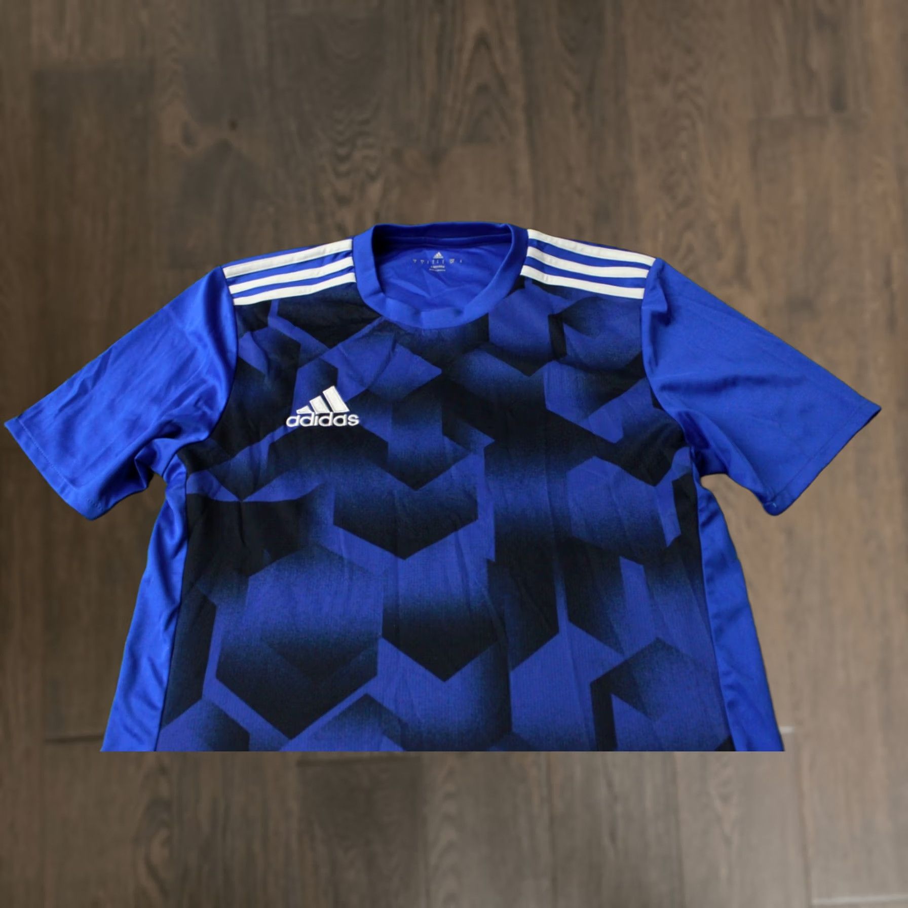 Adidas ADIDAS Tango Performance Original 2017 Football Shirt Jersey S Small Men Short Sleeve Blue Black White 2017 Tango Shirt Mens Size US S / EU 44-46 / 1 - 1 Thumbnail
