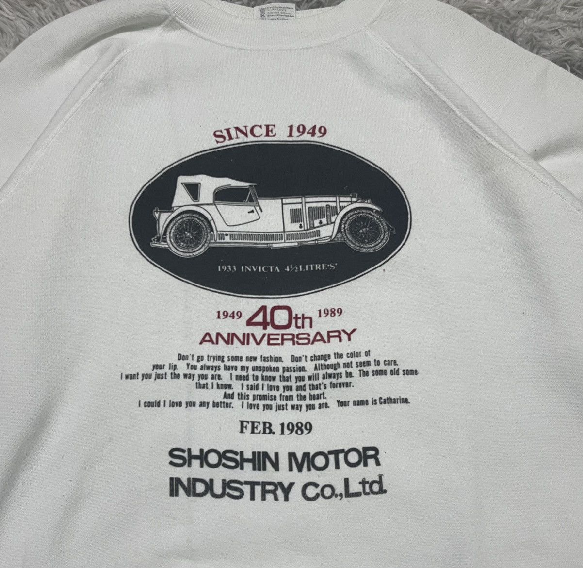 Vintage 80s SHOSHIN MOTOR INDUSTRY CO LTD CREWNECK Size US XL / EU 56 / 4 - 6 Thumbnail