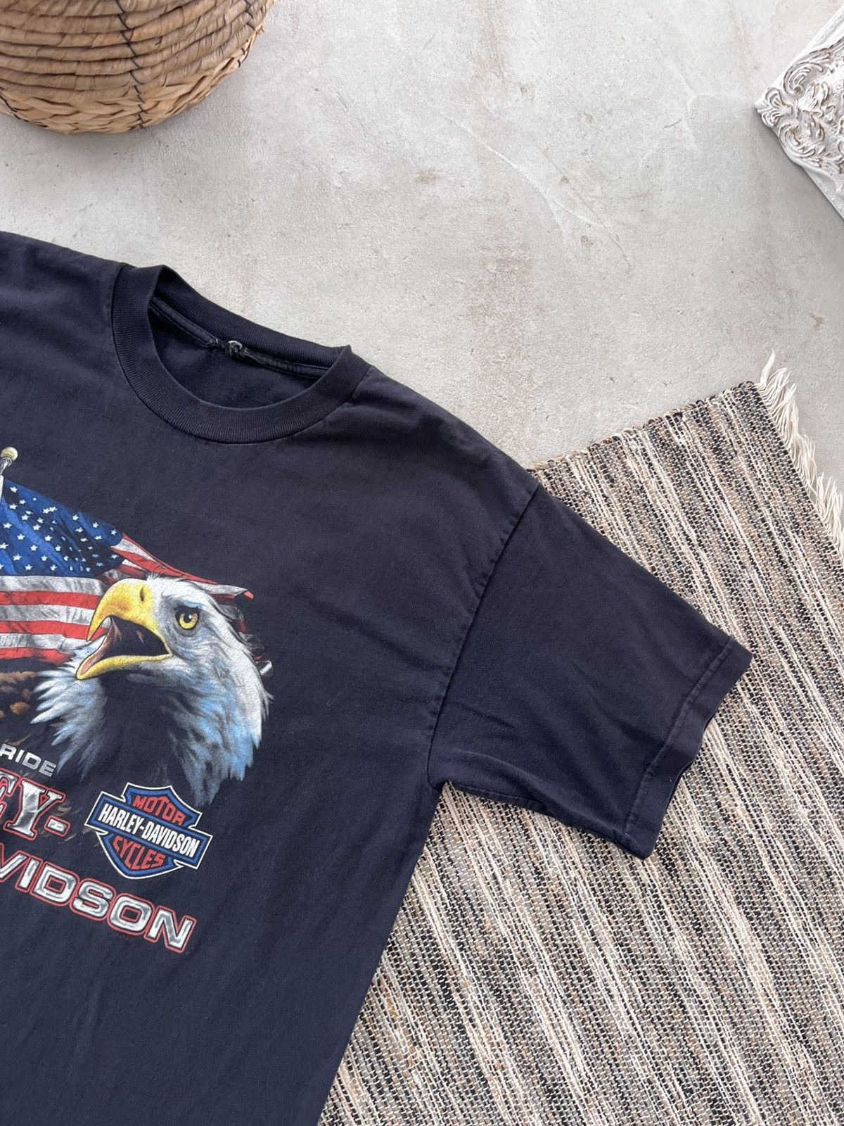 Harley Davidson Vintage Harley Davidson Graphic Black Tshirt Avantgarde Y2K Size US M / EU 48-50 / 2 - 4 Thumbnail