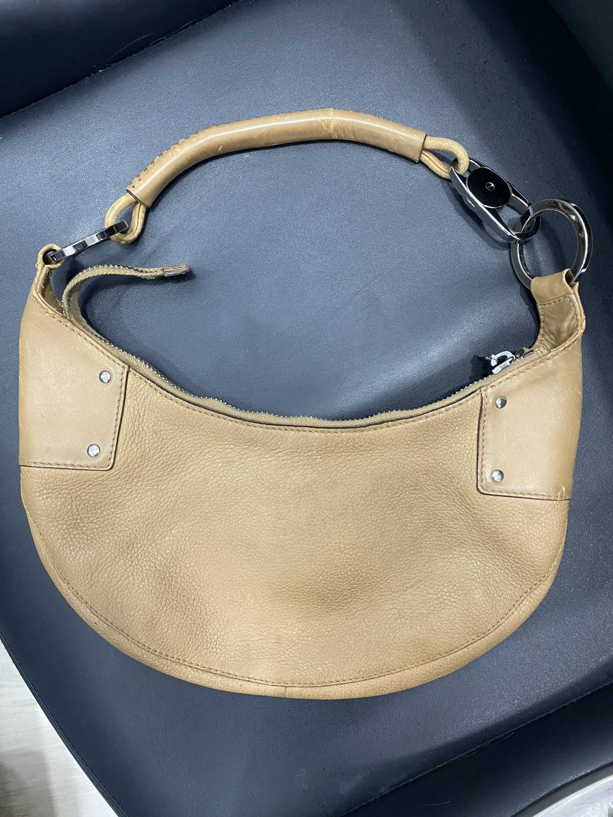 Gucci Gucci bamboo ring leather Size ONE SIZE - 7 Thumbnail