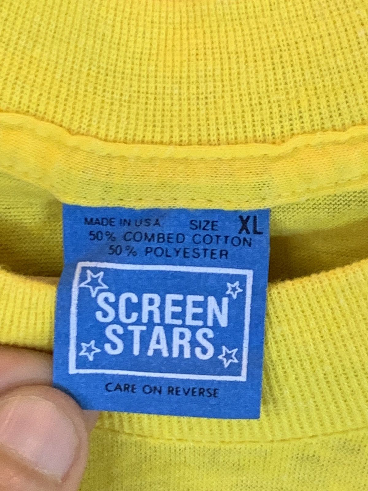 Vintage RARE Vintage 1975 Happiness Is A Shih Tzu Screen Stars Shirt Size US XL / EU 56 / 4 - 9 Thumbnail