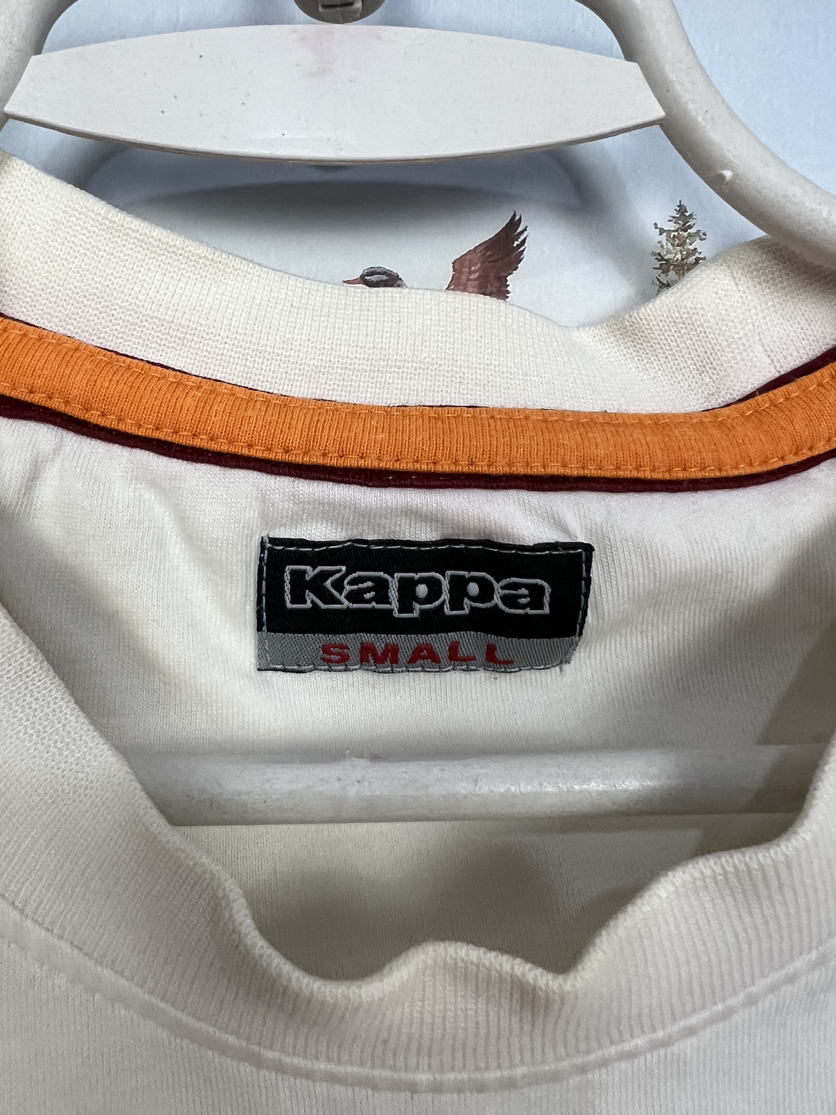Kappa Vintage AC Roma Football Train Shirt Soccer White Maglia Size US S / EU 44-46 / 1 - 7 Thumbnail