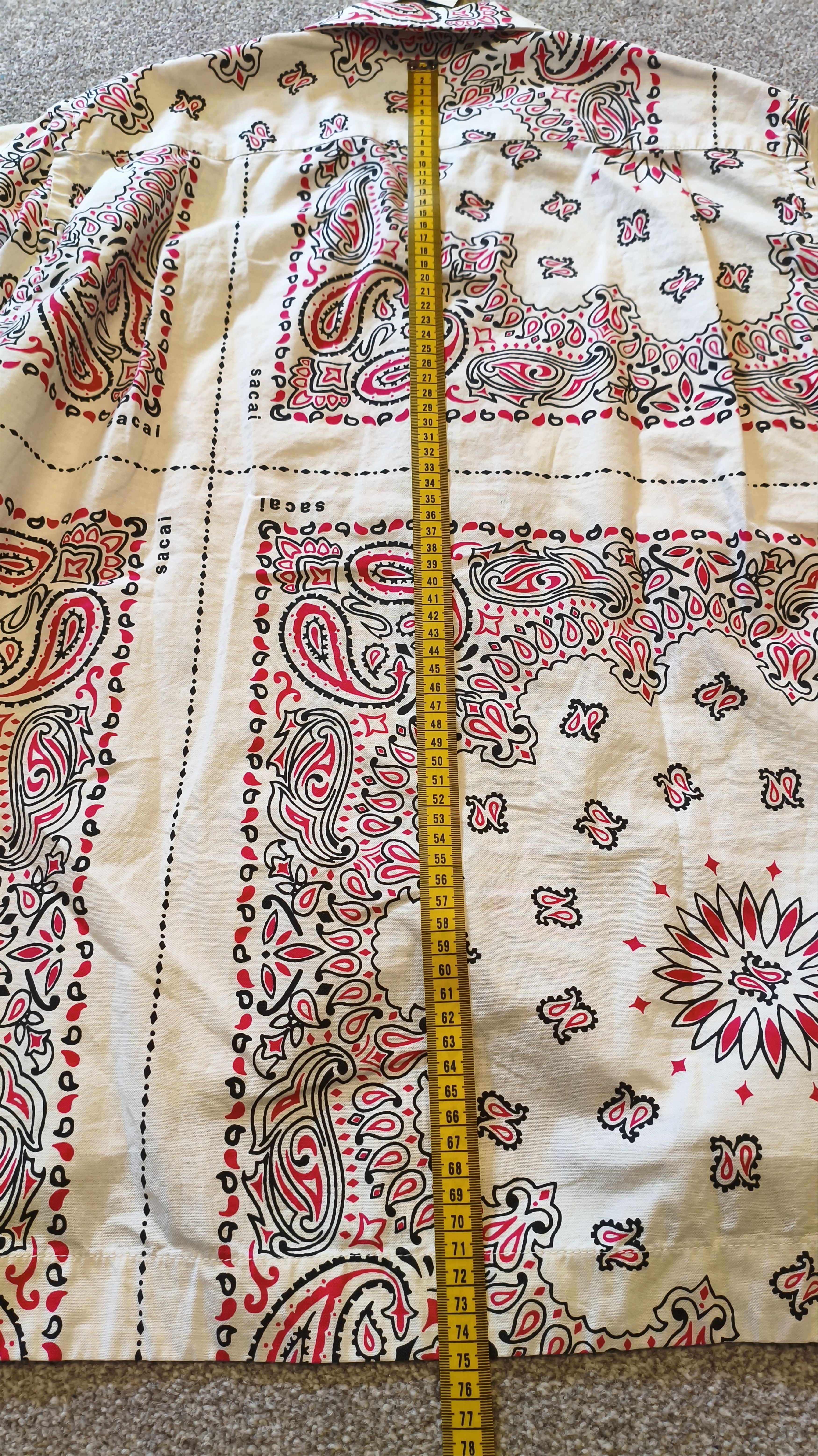 Sacai Sacai bandana print short-sleeve shirt Size US M / EU 48-50 / 2 - 1 Thumbnail
