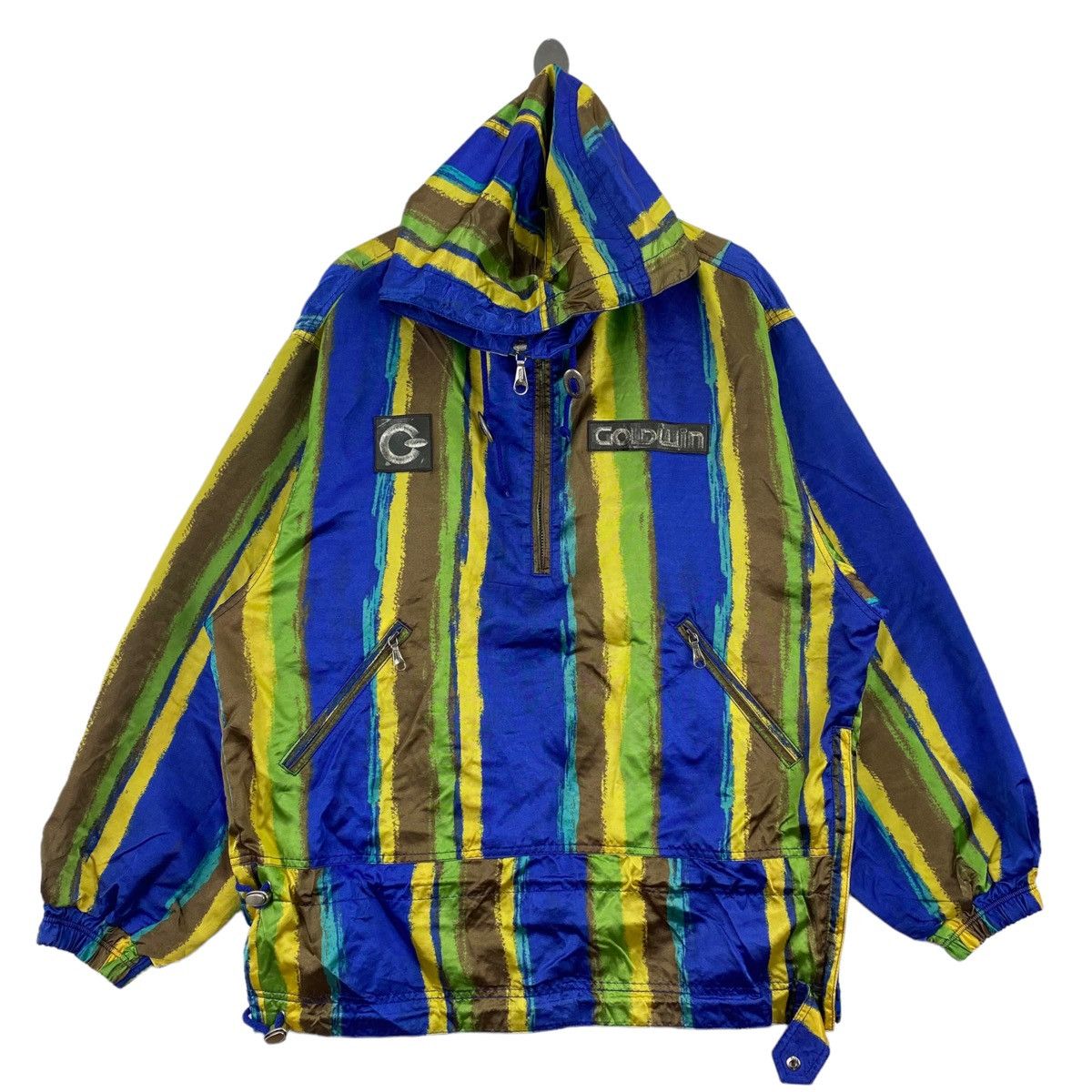 Goldwin GOLDWIN Embroidered Brand Hickory Stripes Design Winter Ski Size US 32 / EU 48 - 2 Thumbnail