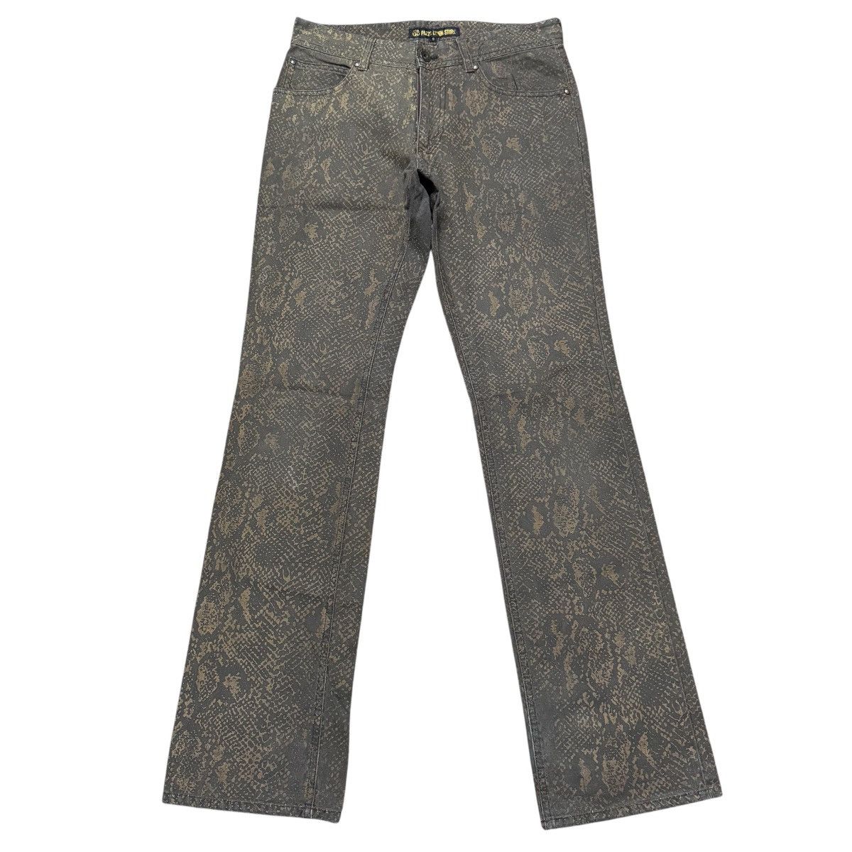 Hysteric Glamour Japanese Brand PAZZO Denim Printed Snake Skin Size US 29 - 1 Thumbnail