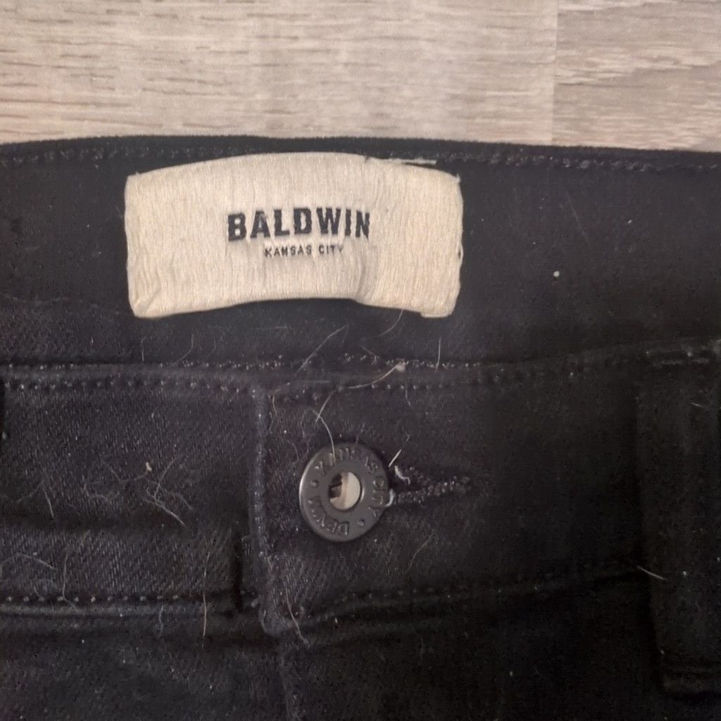 Baldwin Baldwin Black Jeans Size 28 Size 28" / US 6 / IT 42 - 2 Thumbnail