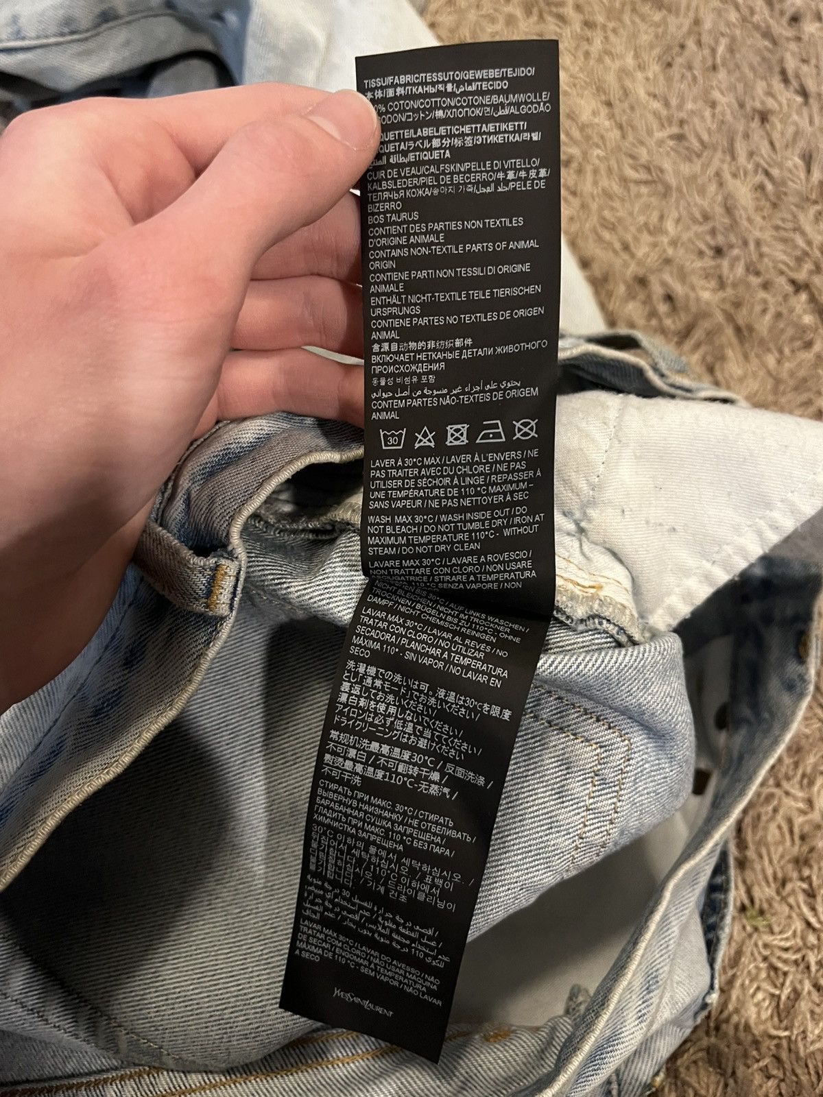 Saint Laurent Paris 2021 saint Laurent jeans Size US 28 / EU 44 - 11 Thumbnail