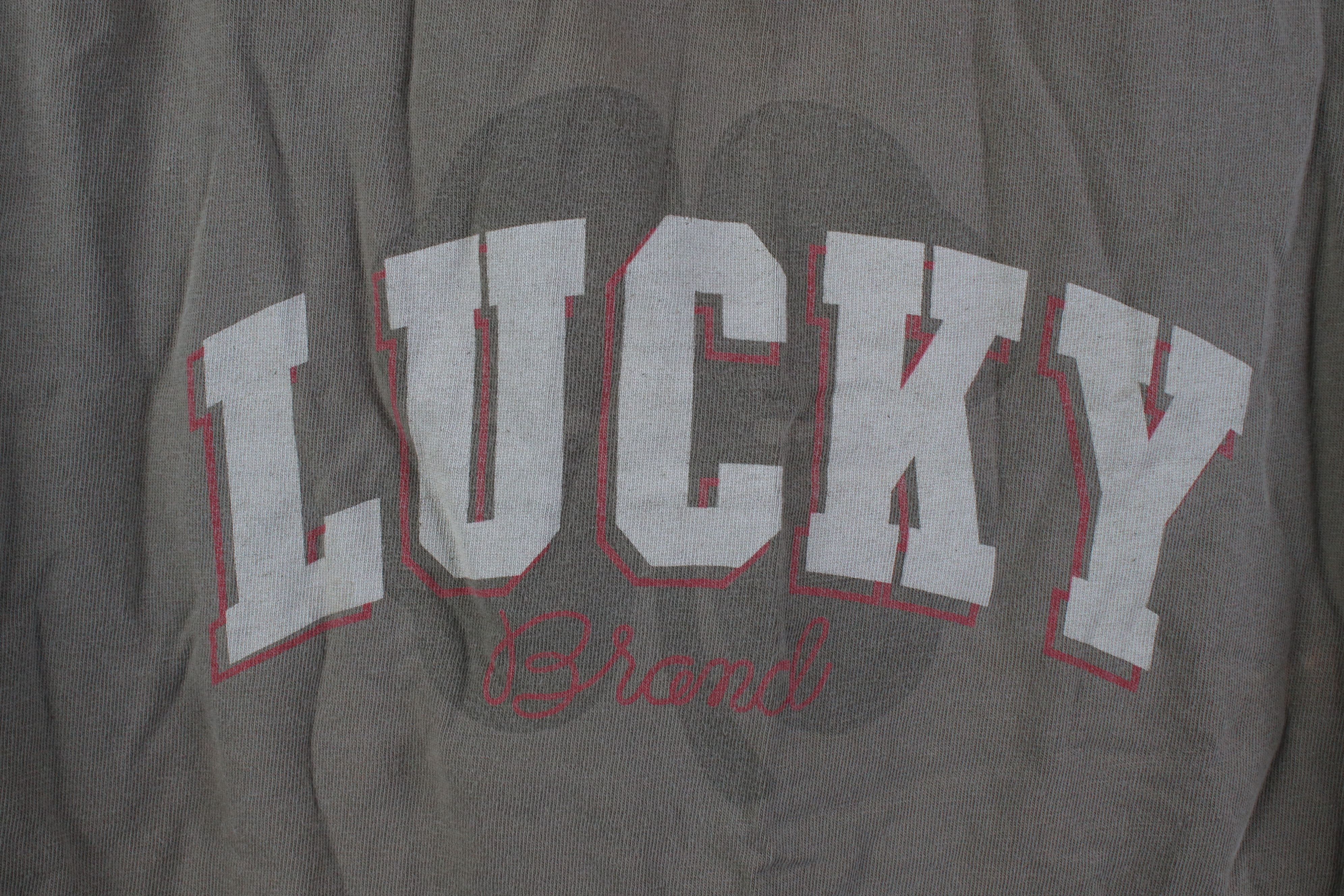 Lucky Brand Vintage 90s Lucky Brand Spell Out Short Sleeve T-Shirt USA Size US M / EU 48-50 / 2 - 4 Thumbnail