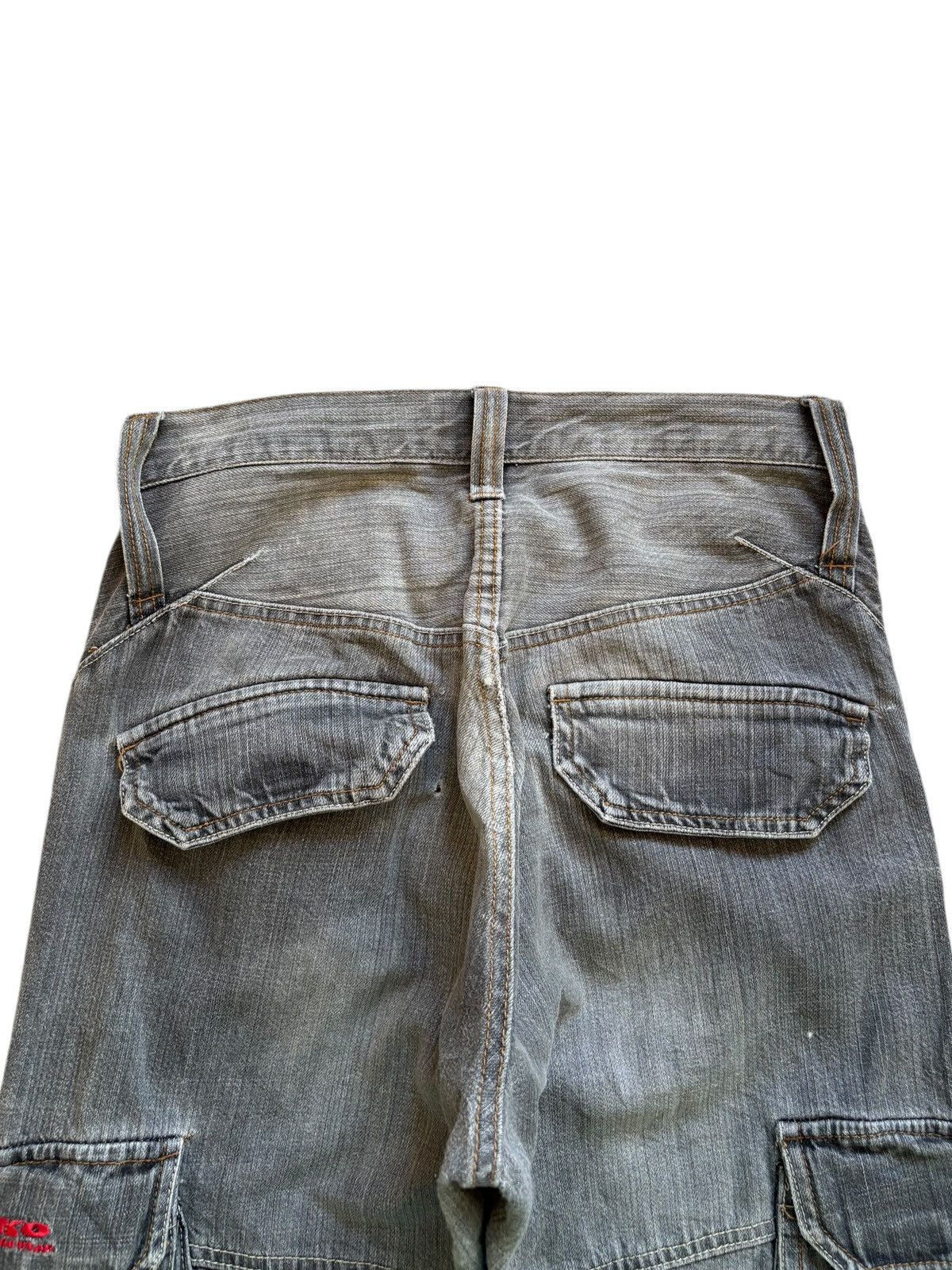 Japanese Brand Vintage Japanese Brand Wording Style Baggy Cargo Jeans Size US 29 - 9 Thumbnail