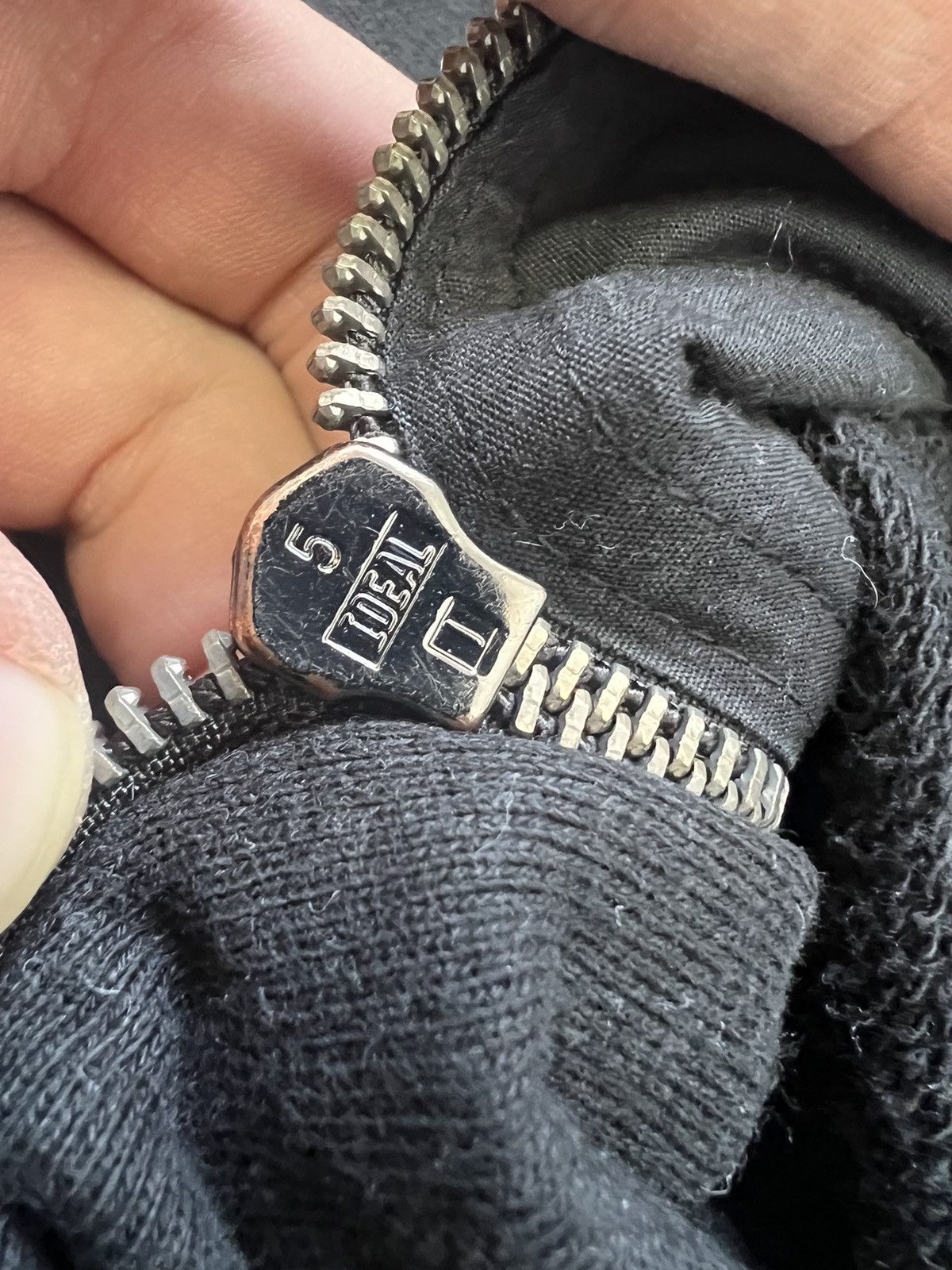Diesel × Vintage Rick Owens style Diesel asymmetrical zip hoodie vintage Size S / US 4 / IT 40 - 11 Thumbnail