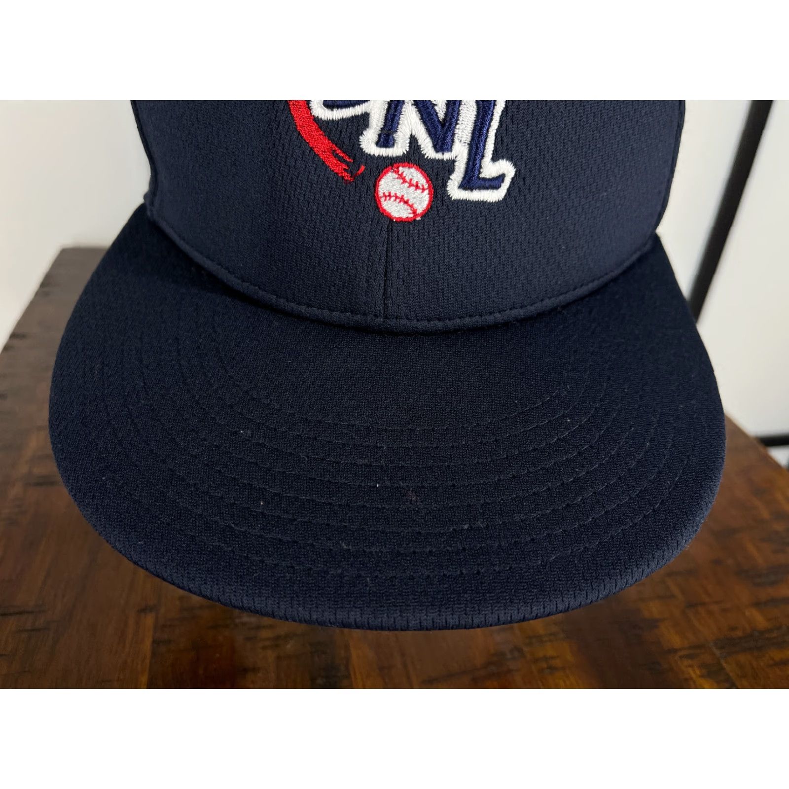 Vintage Richardson BNL Hat Cap Fitted Adult Medium Blue Baseball Polyester Mens Baseball Cap Adjustable UK USA Logo 1990s Size ONE SIZE - 3 Thumbnail