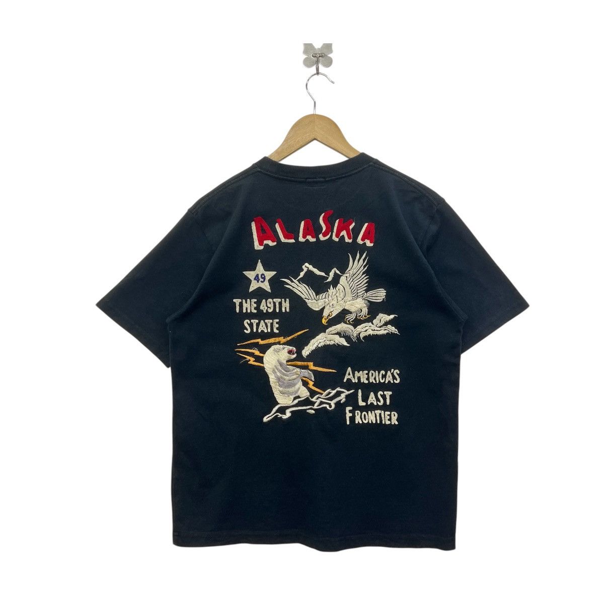 Toyo Enterprises TOYO ENTERPRISE ALASKA THE 49TH STATE EMBRIODERY TSHIRT Size US M / EU 48-50 / 2 - 1 Thumbnail