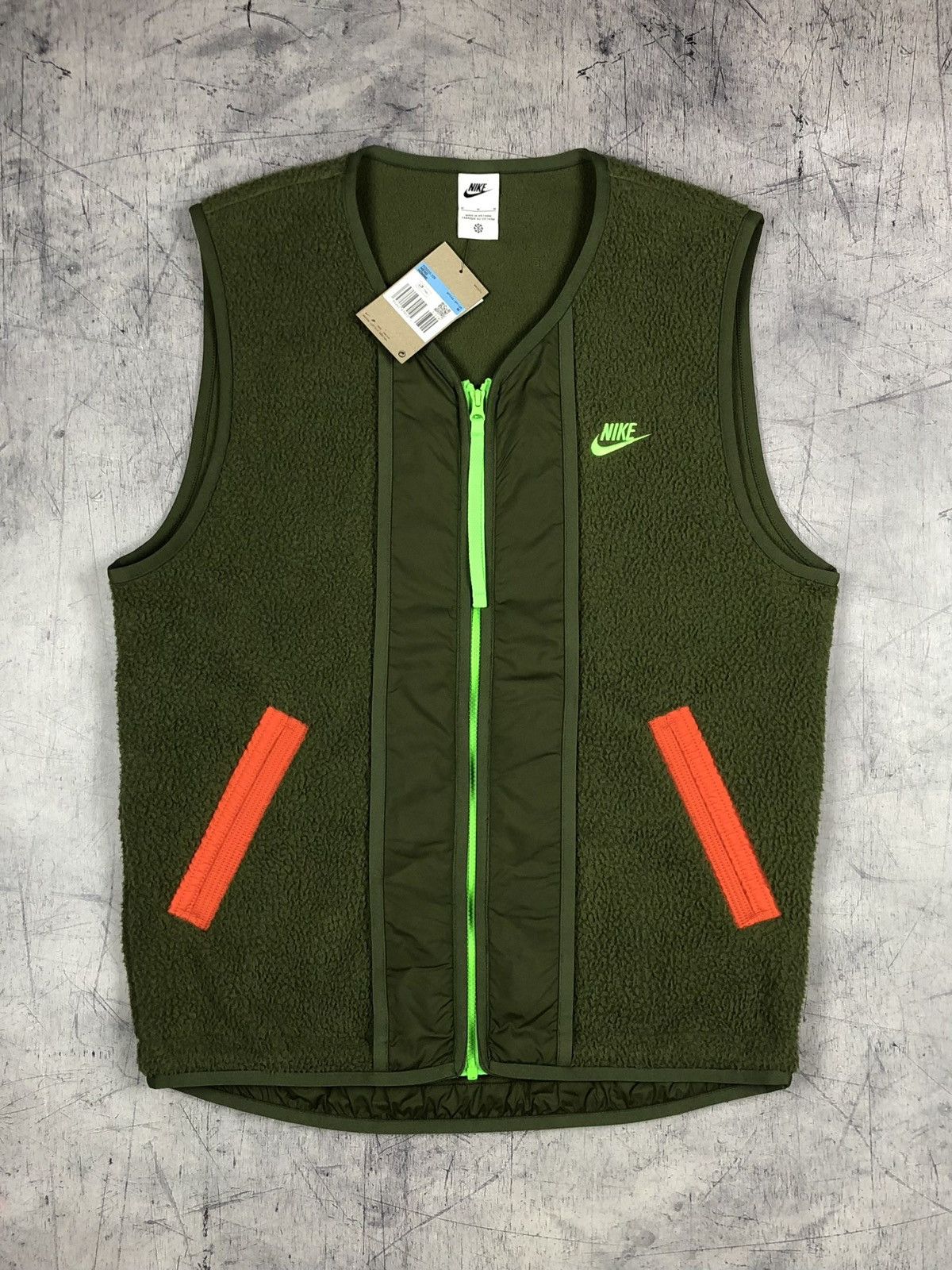 Nike NWT❗️Nike Sherpa Fleece essentials drill vest y2k Size US M / EU 48-50 / 2 - 2 Thumbnail