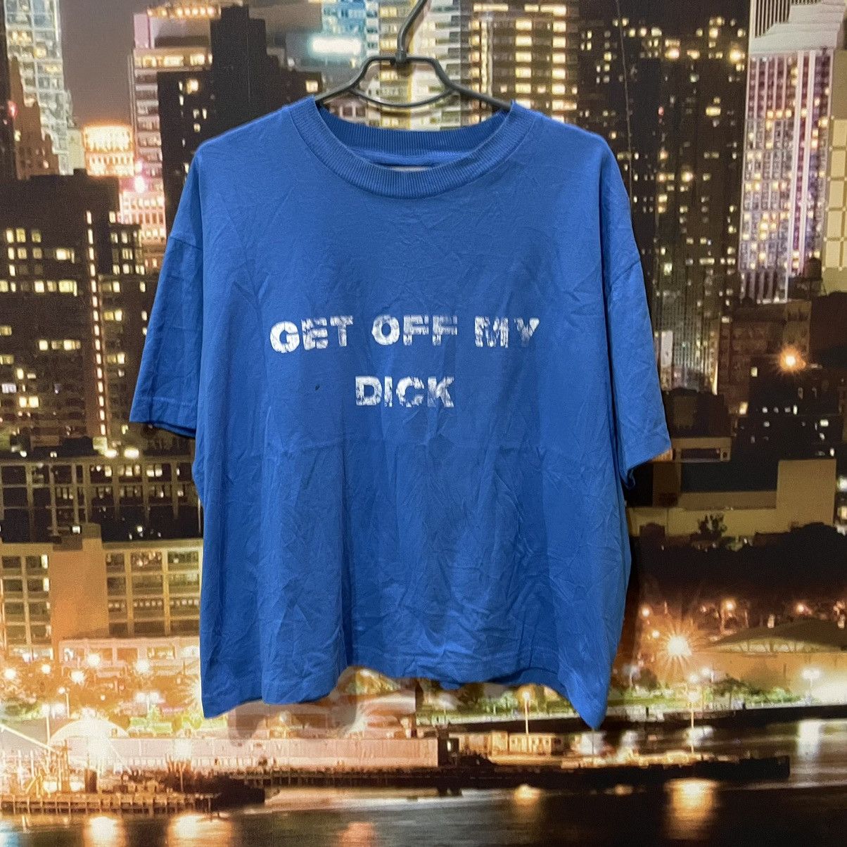 Band Tees VINTAGE 90S HUMOR TEE GET OFF MY DICK PENIS FUNNY PORNO XXX Size US M / EU 48-50 / 2 - 1 Thumbnail