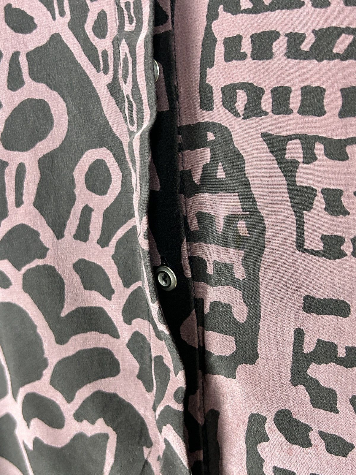 Marimekko Marimekko Dima Metal Button Silk Beautiful Ornament Shirt 44 Size M / US 6-8 / IT 42-44 - 4 Thumbnail