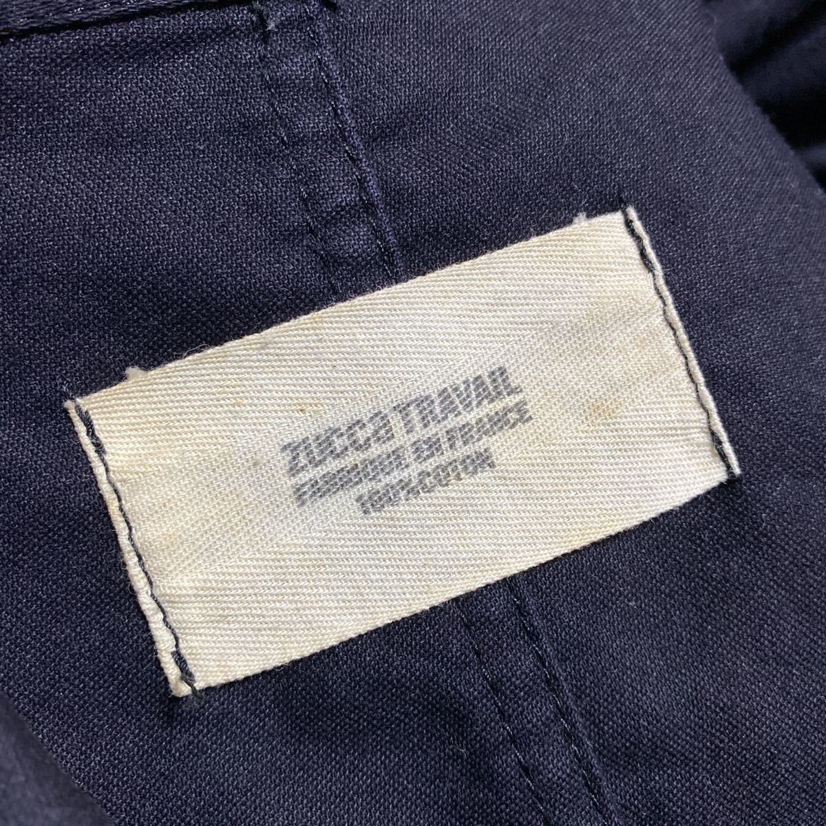 Zucca French-made ZUCCa TRAVAIL Black Moleskin Jacket Size US S / EU 44-46 / 1 - 4 Thumbnail